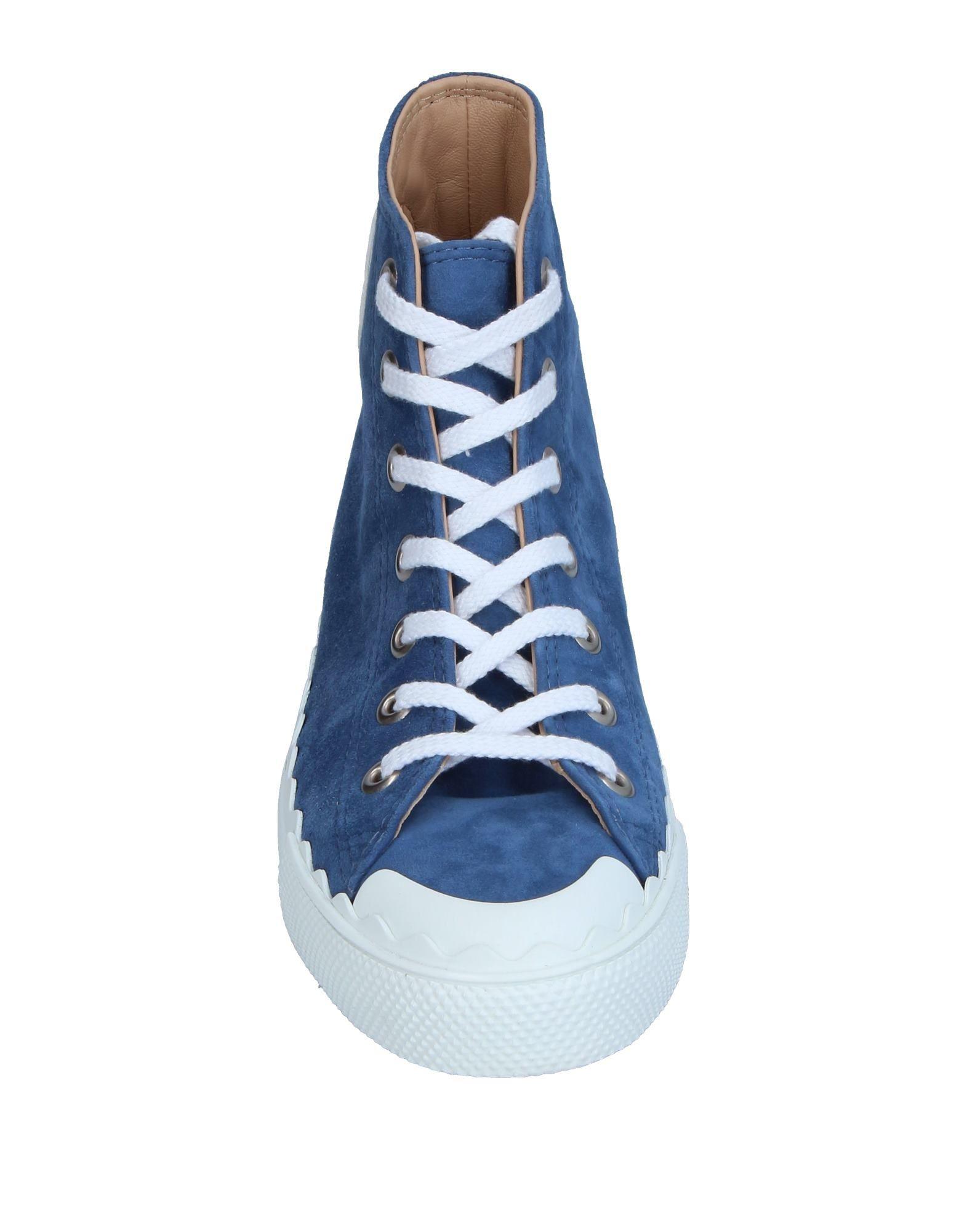 navy chloe trainers