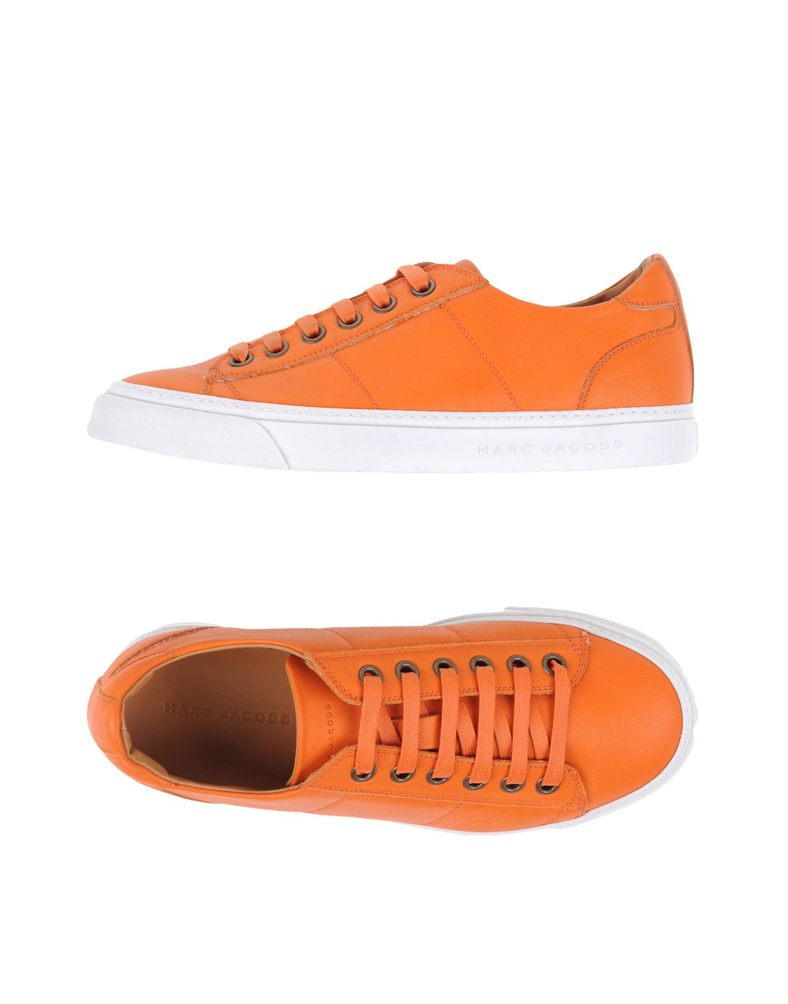 shoes, nike, orange, low top sneakers - Wheretoget