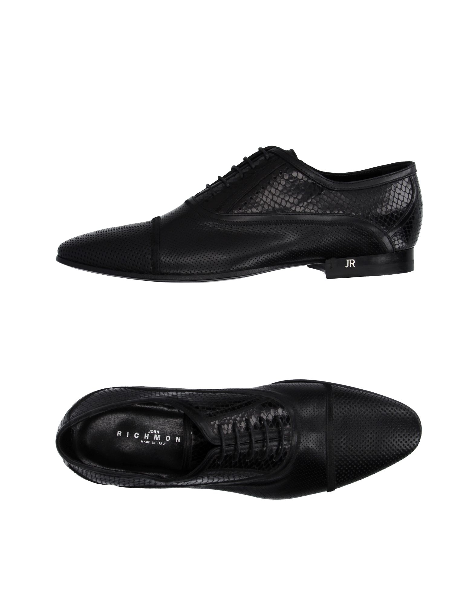 John richmond Lace-up Shoes in Black for Men | Lyst