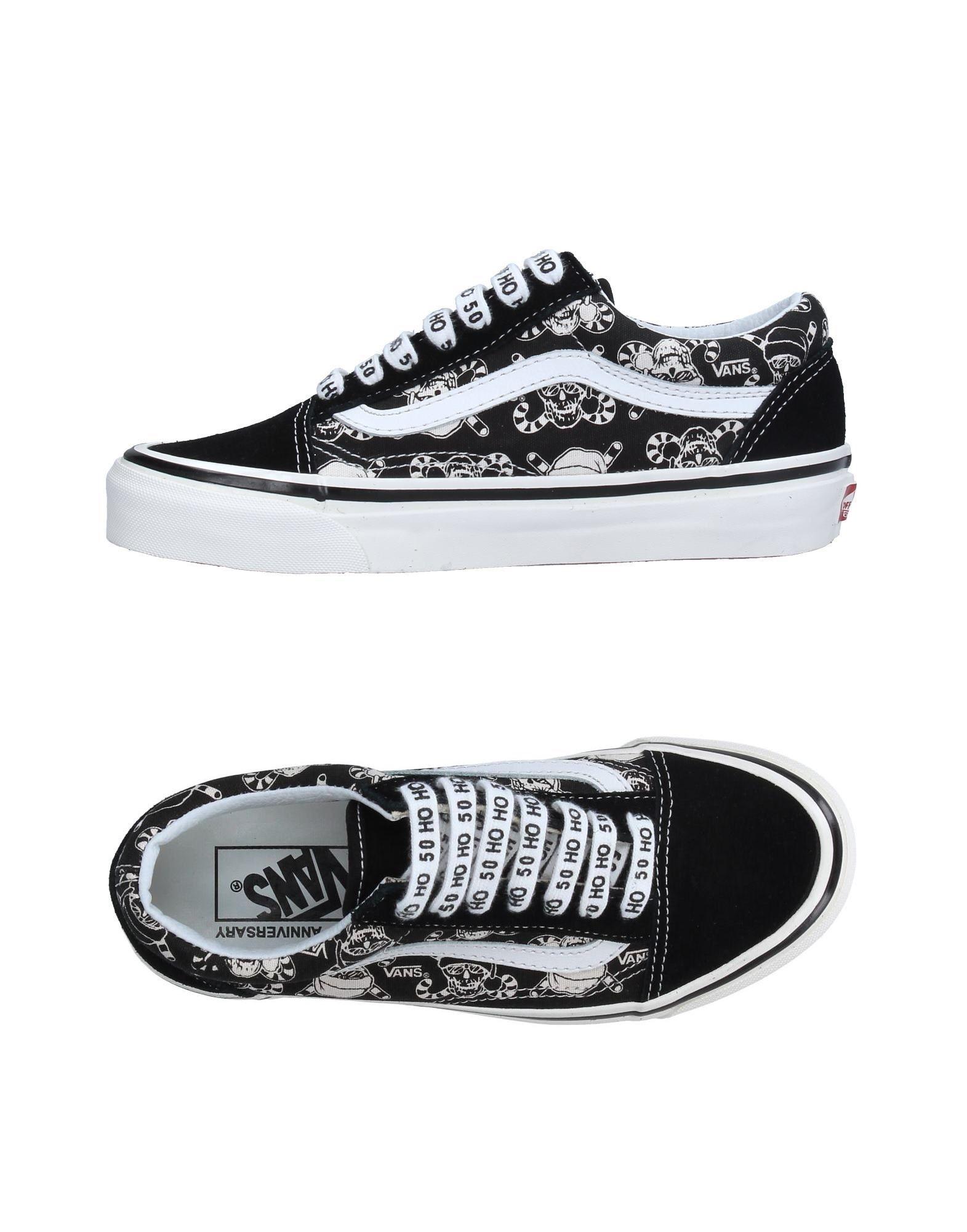 black low top vans womens