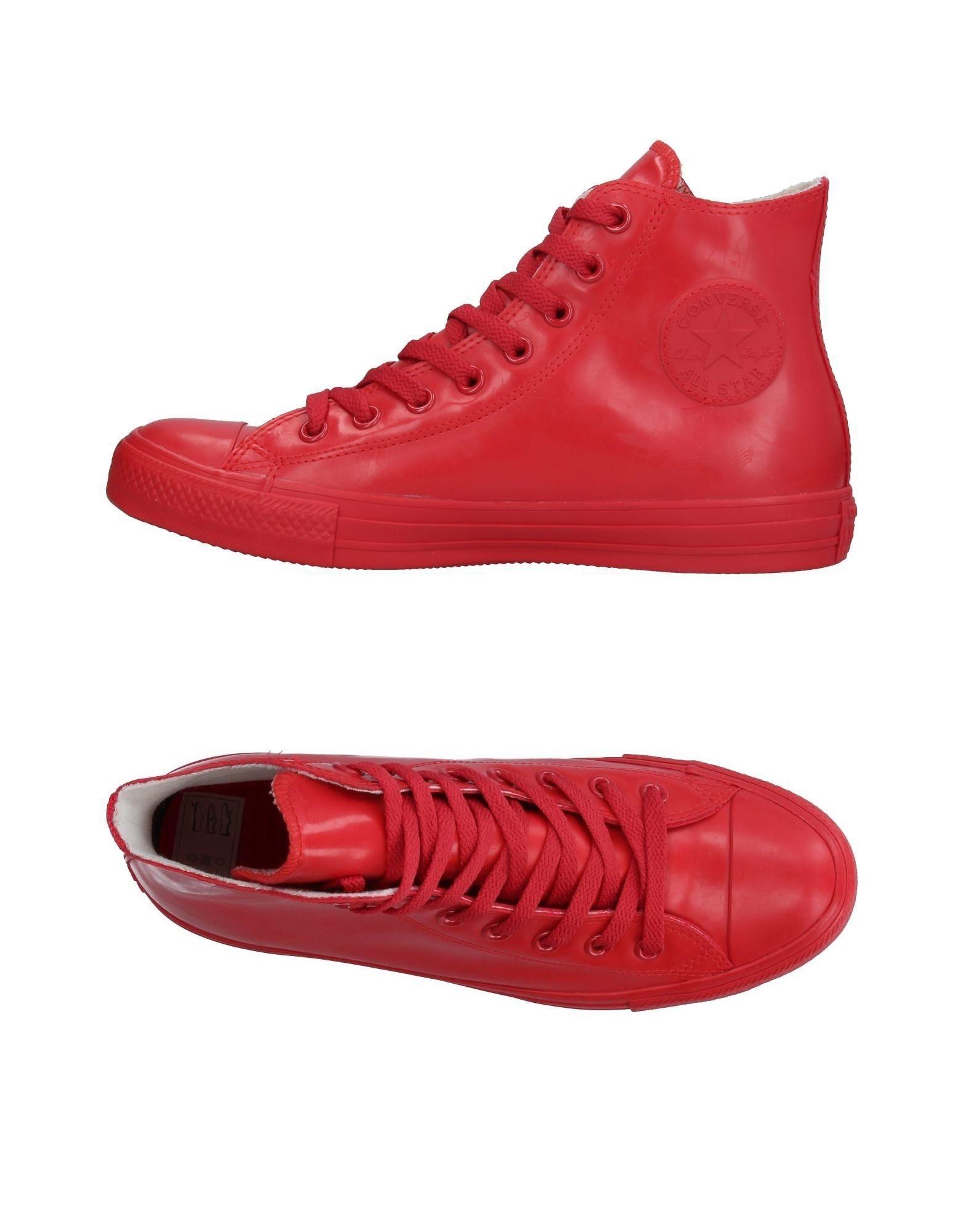 red high top trainers mens