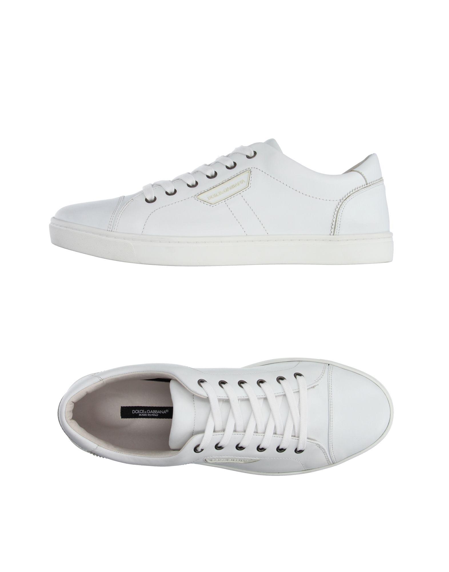 white dolce gabbana shoes