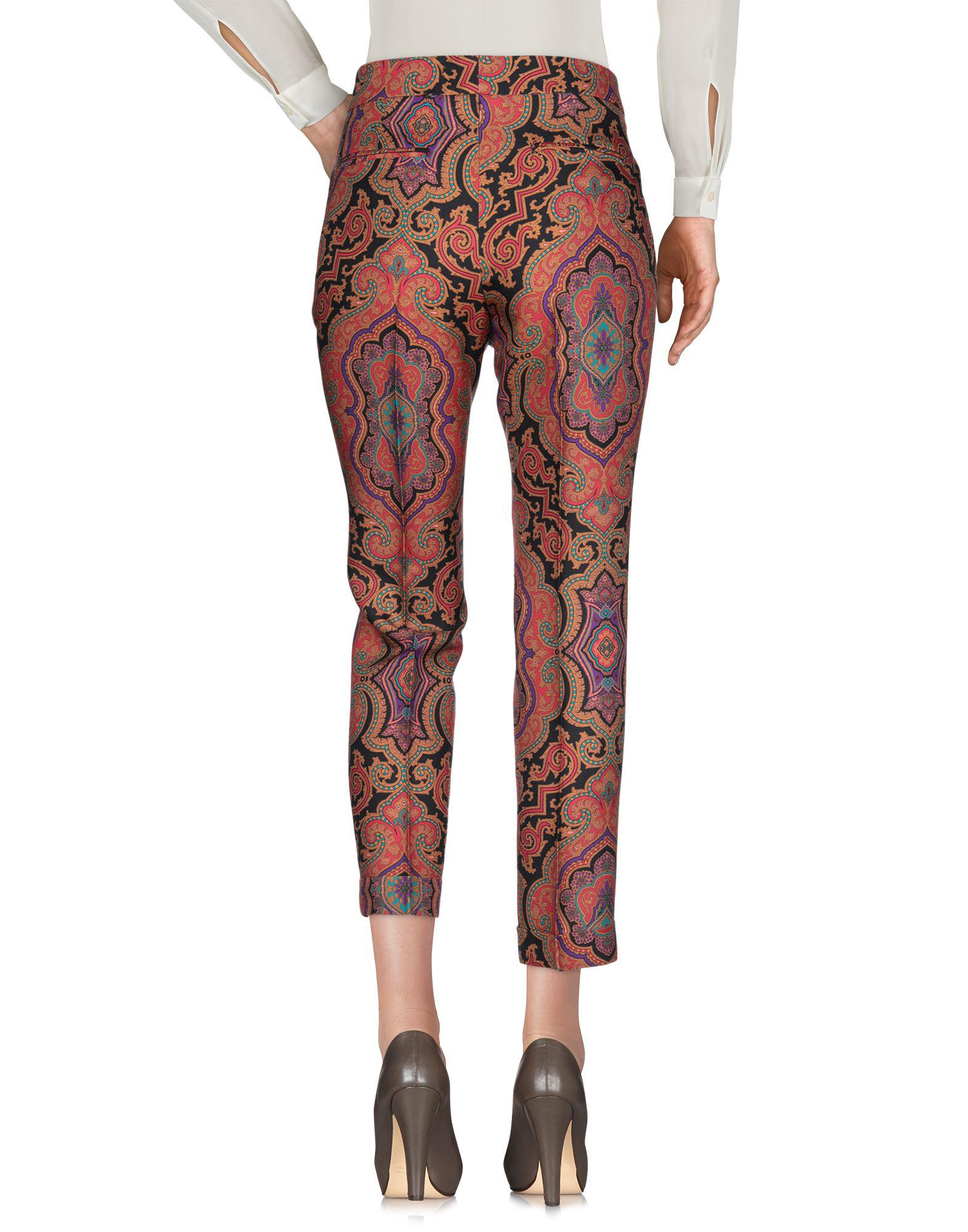 red casual pants