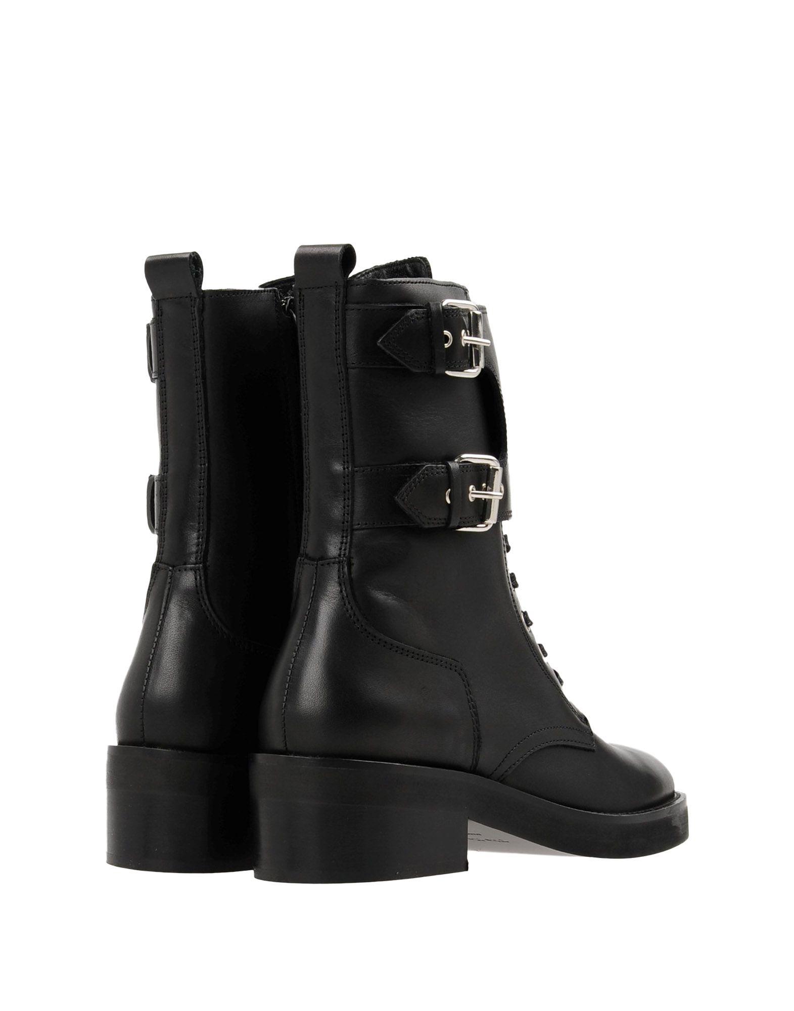 The Kooples Leather Ankle Boots in Black - Lyst