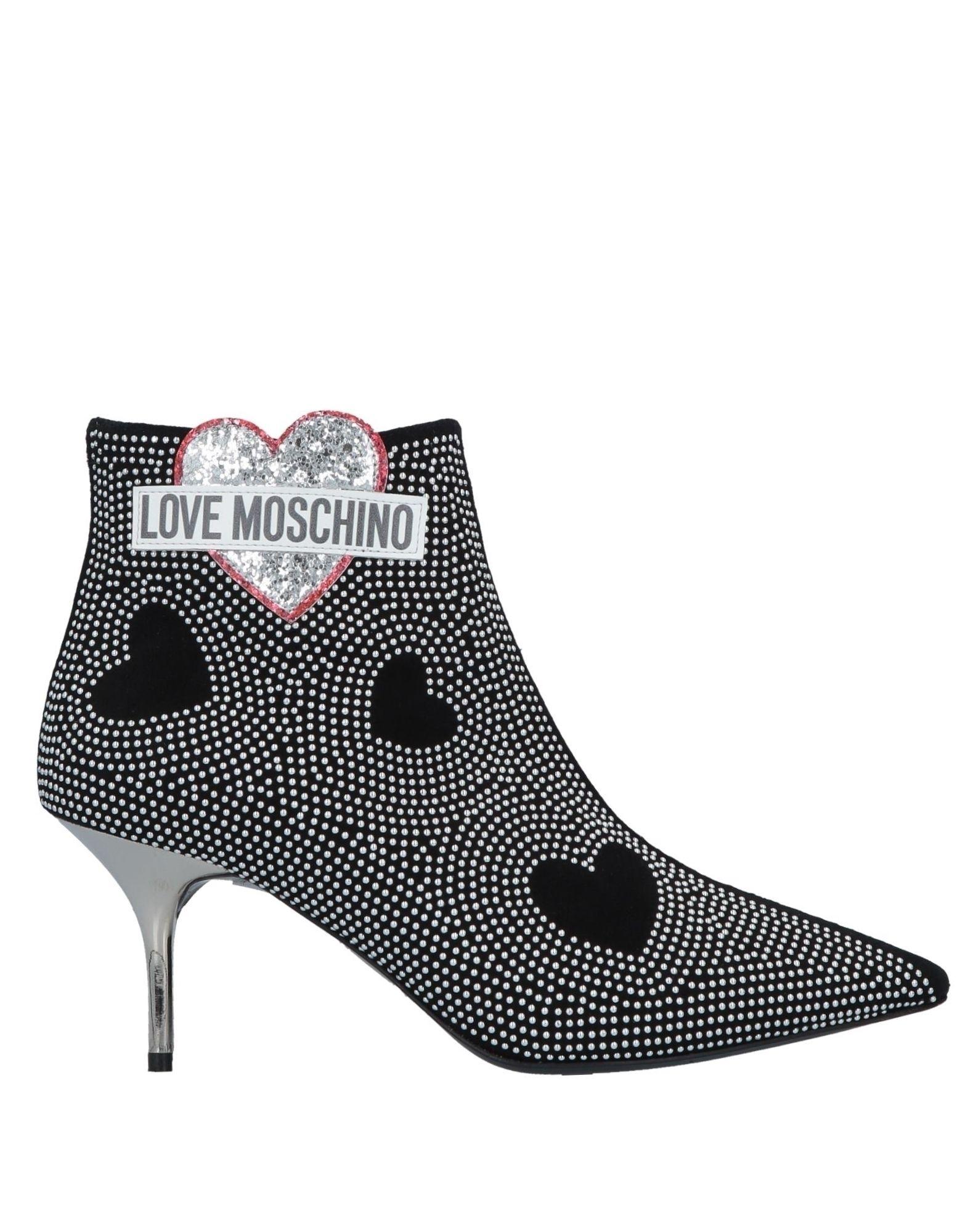 love moschino platform ankle boots
