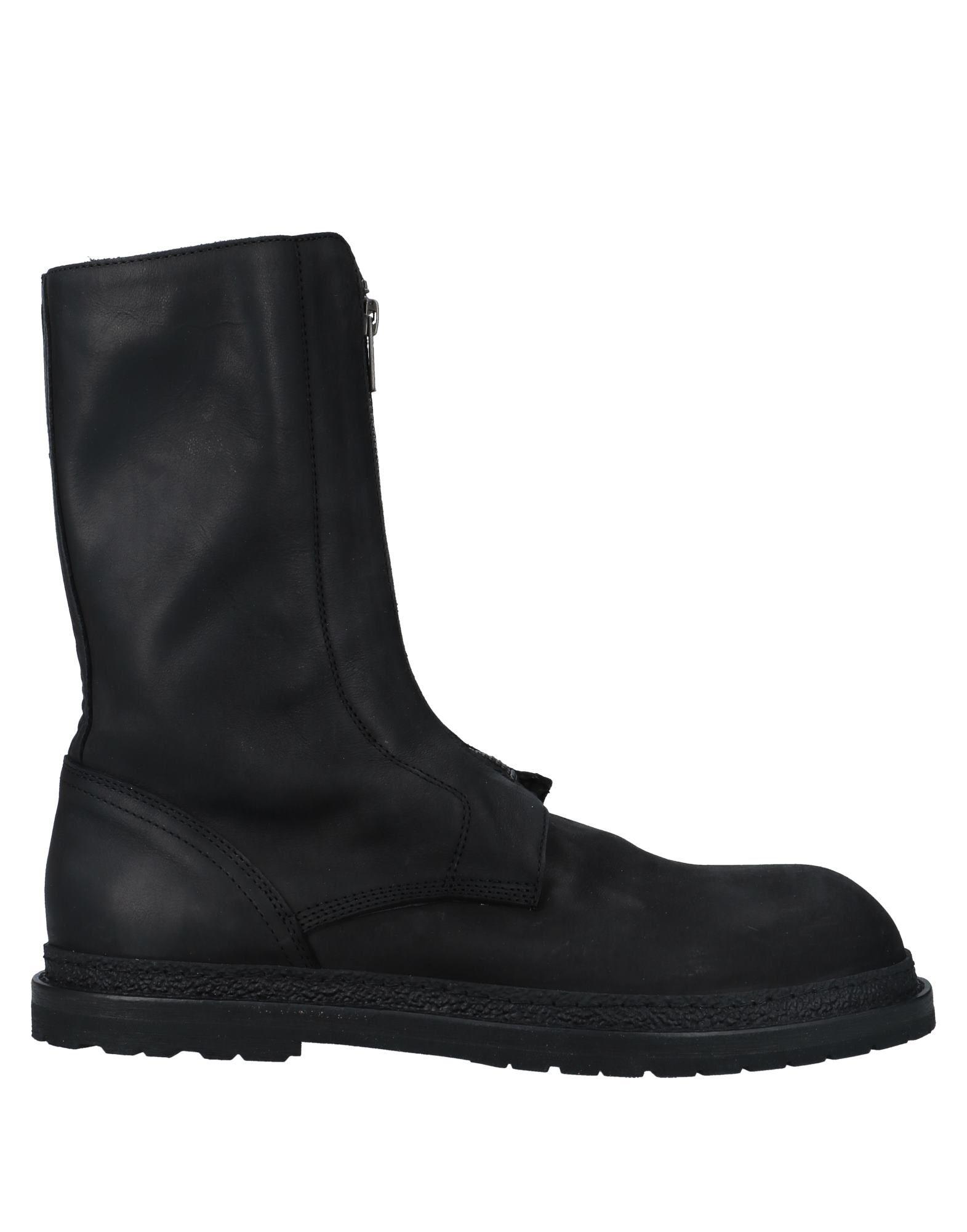 Ann Demeulemeester Leather Boots in Black for Men - Lyst
