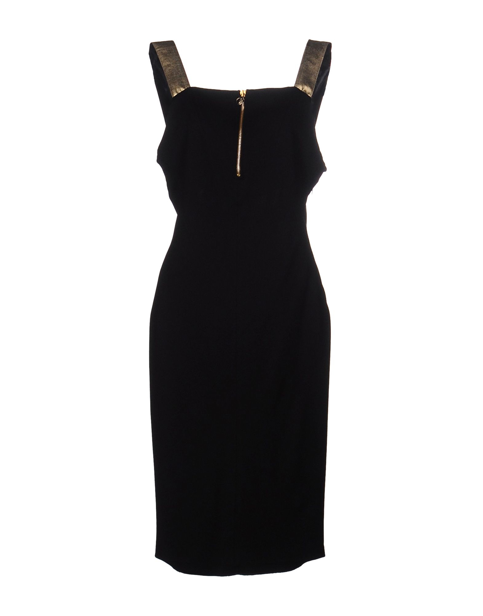 Lyst Versace Short Dress in Black