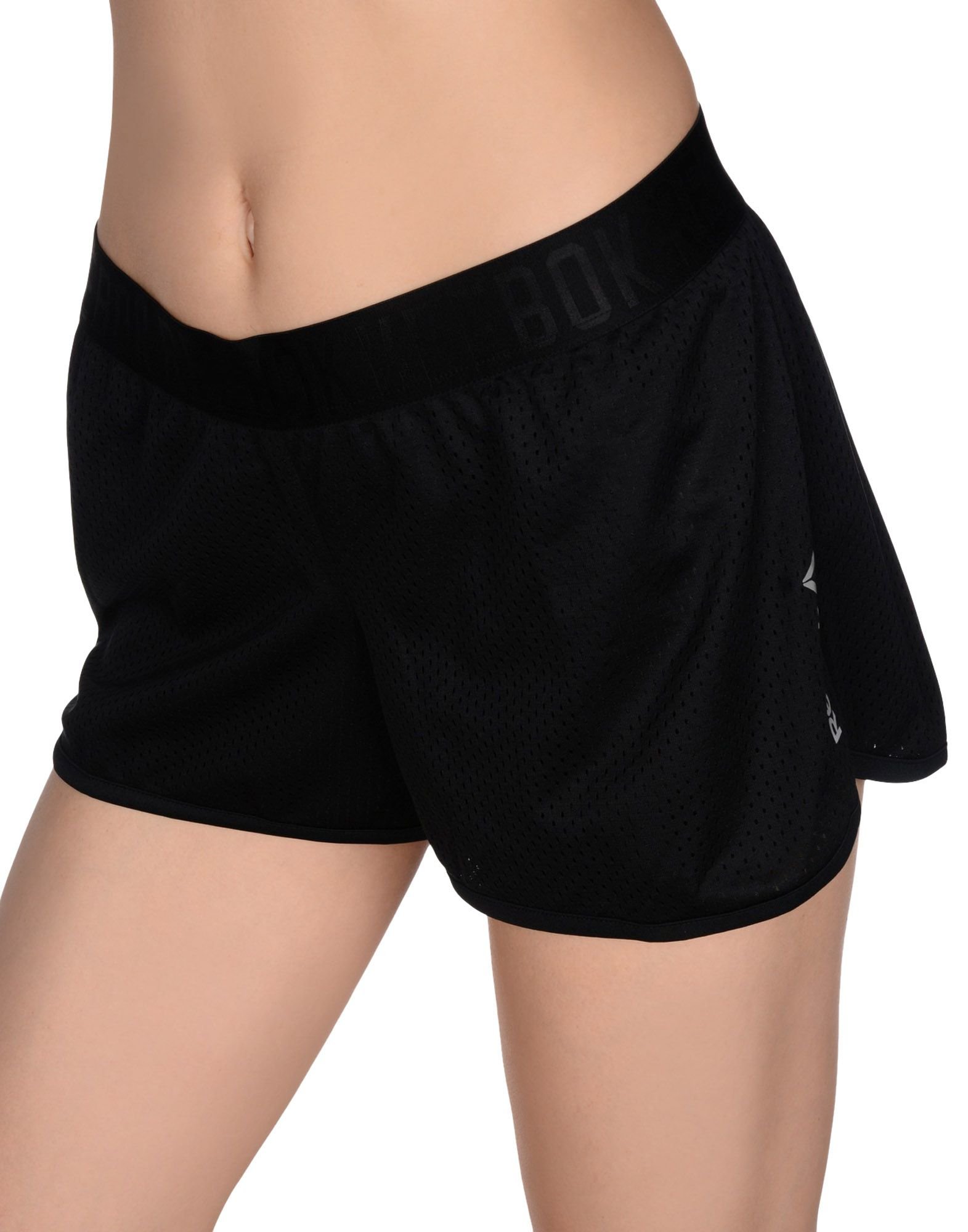 reebok black shorts