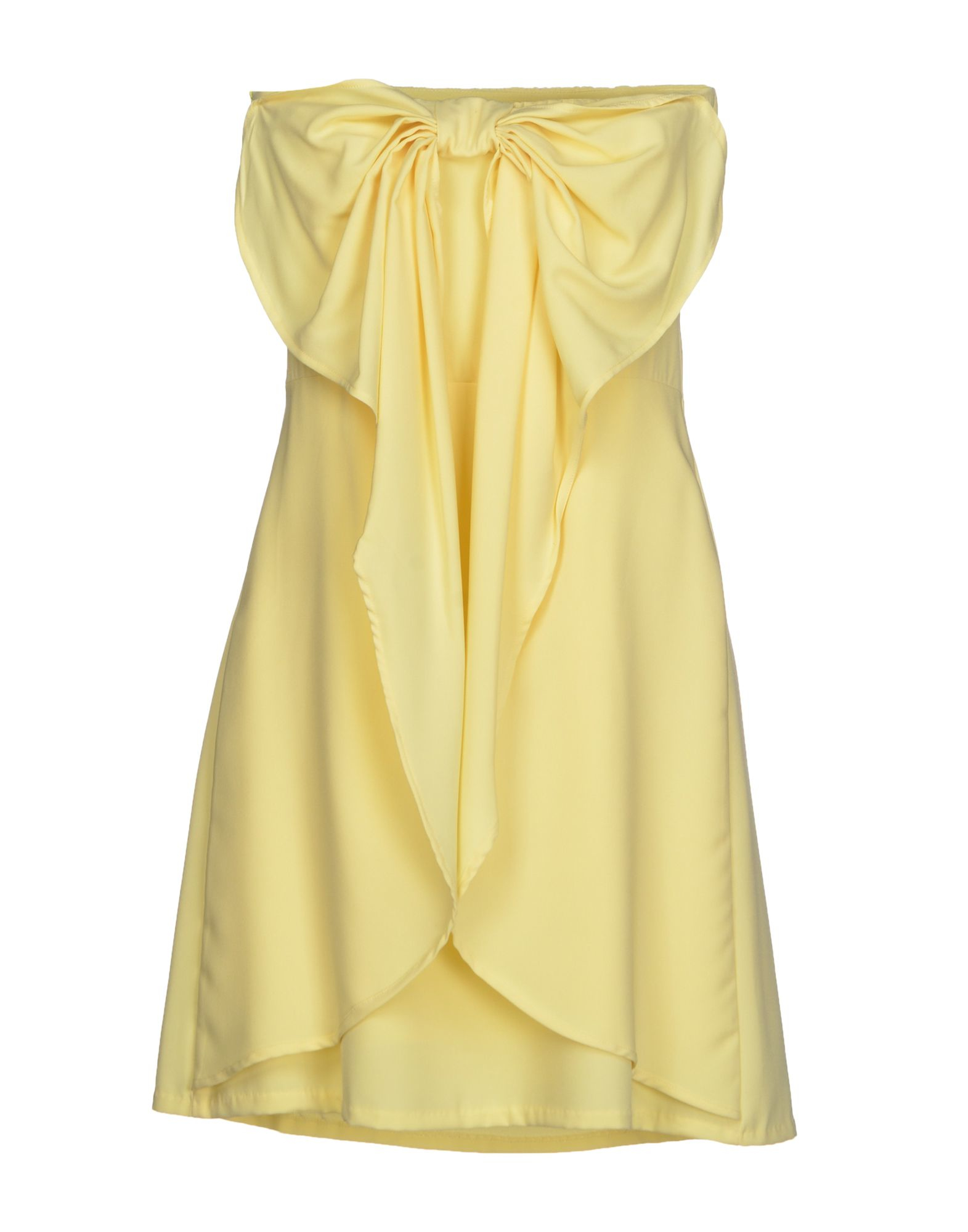 Lyst - Maison espin Short Dress in Yellow