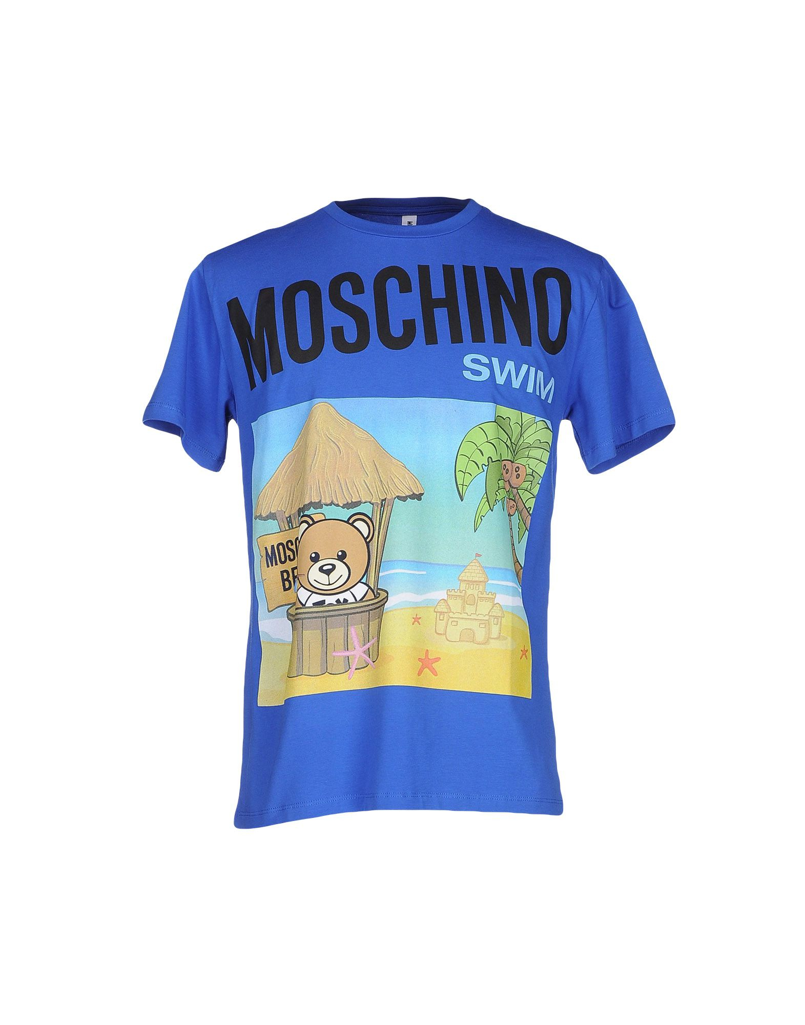 Lyst - Moschino T-shirt in Blue for Men