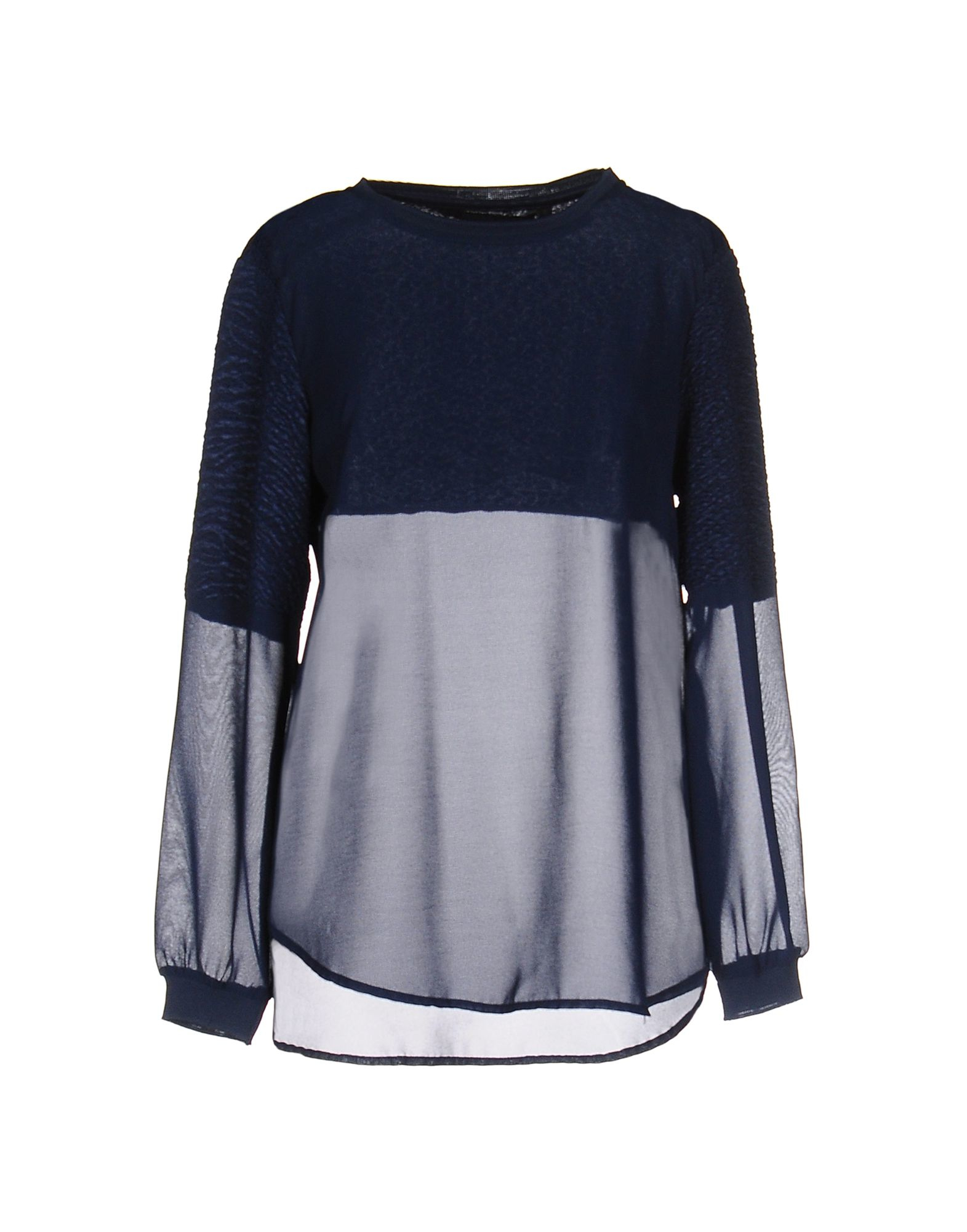 lyst silvian heach blouse in blue lyst silvian heach blouse in blue