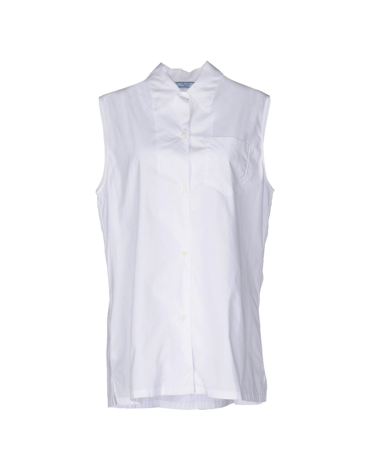 Lyst - Prada Shirt in White