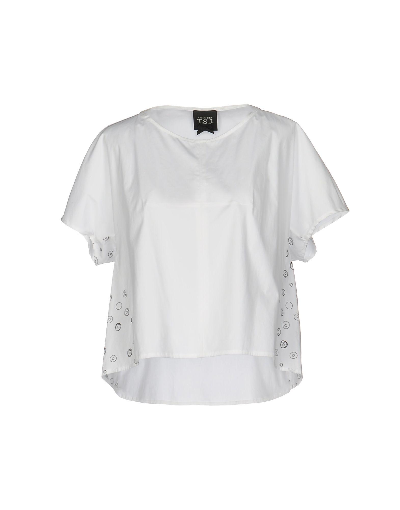 Lyst - Twin set Blouse in White