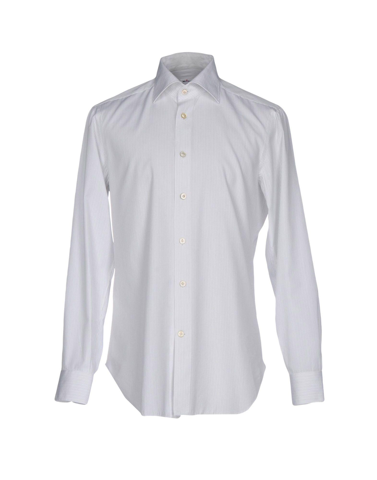 Kiton Shirt in White for Men | Lyst