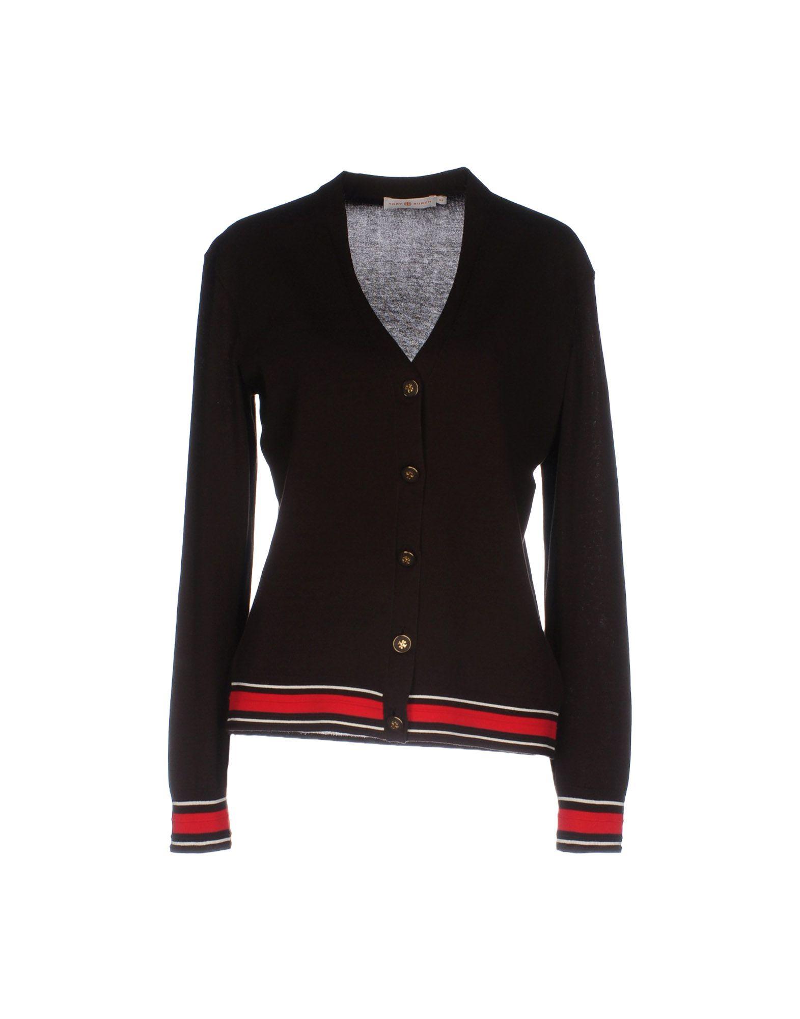 Lyst - Tory Burch Cardigan in Brown