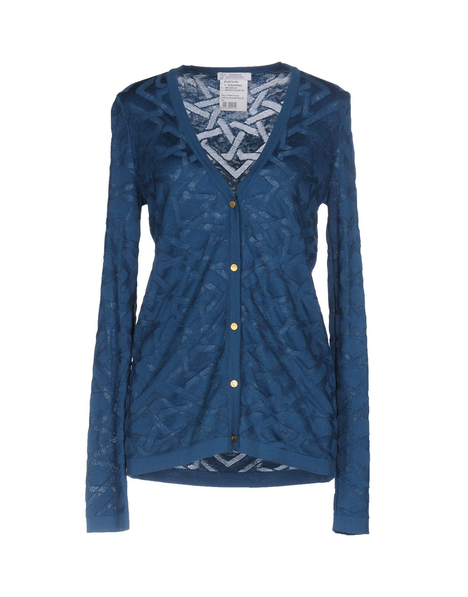  Versace  Cardigan  in Blue Lyst