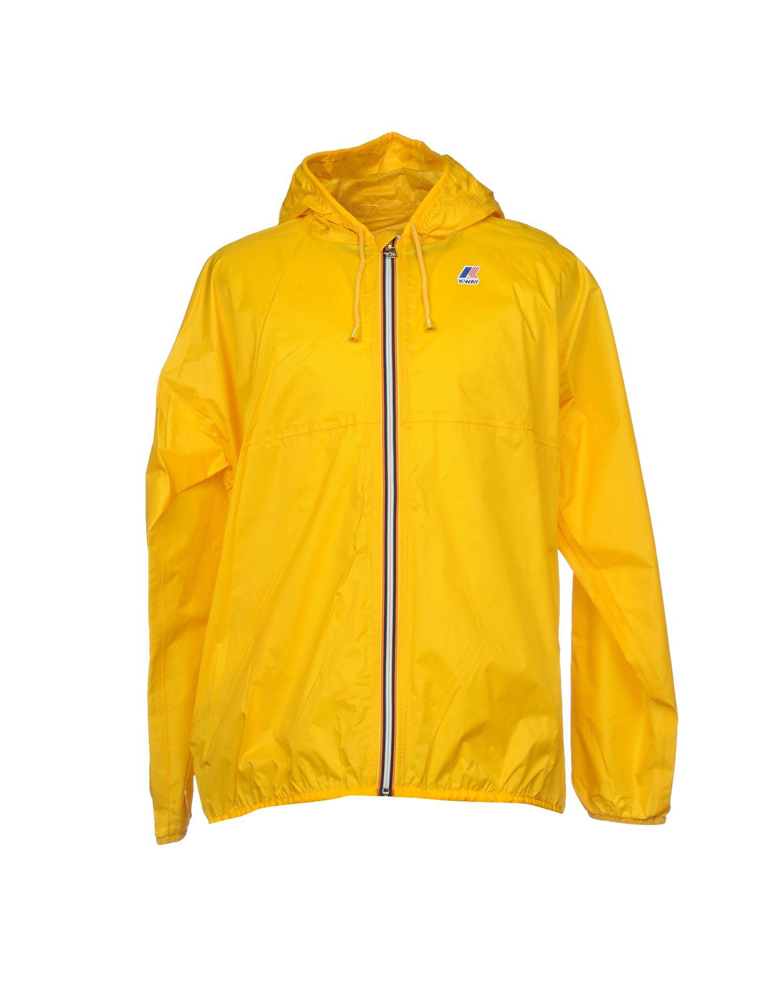 Lyst - K-Way Jacket in Yellow for Men - Save 77.29257641921397%