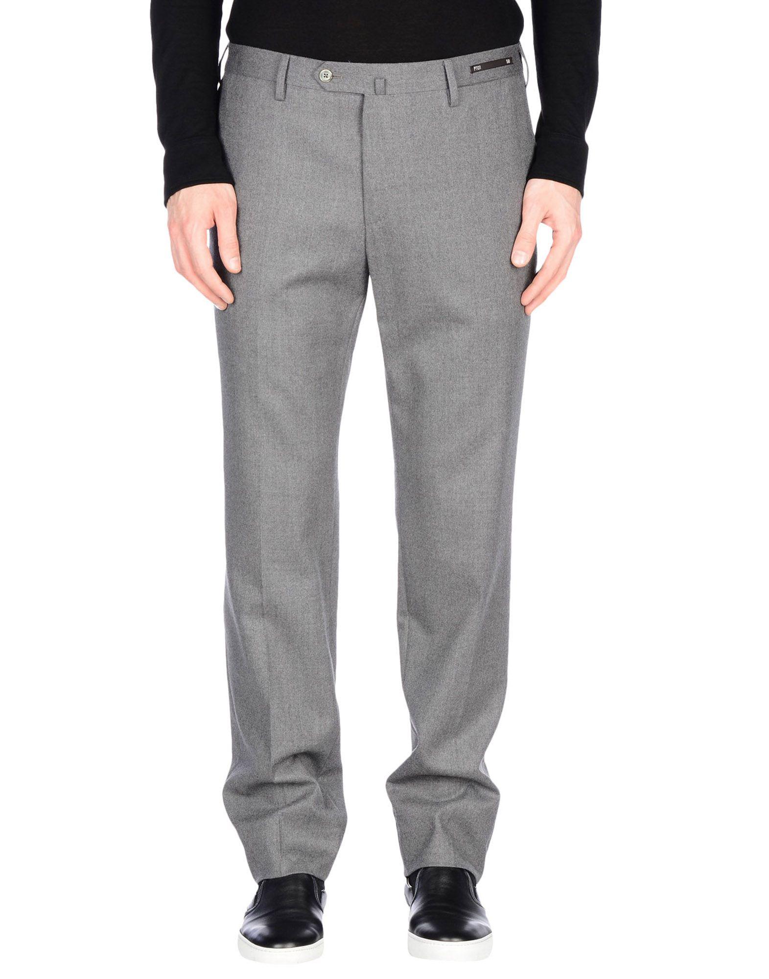 Lyst - PT01 Casual Pants in Gray for Men