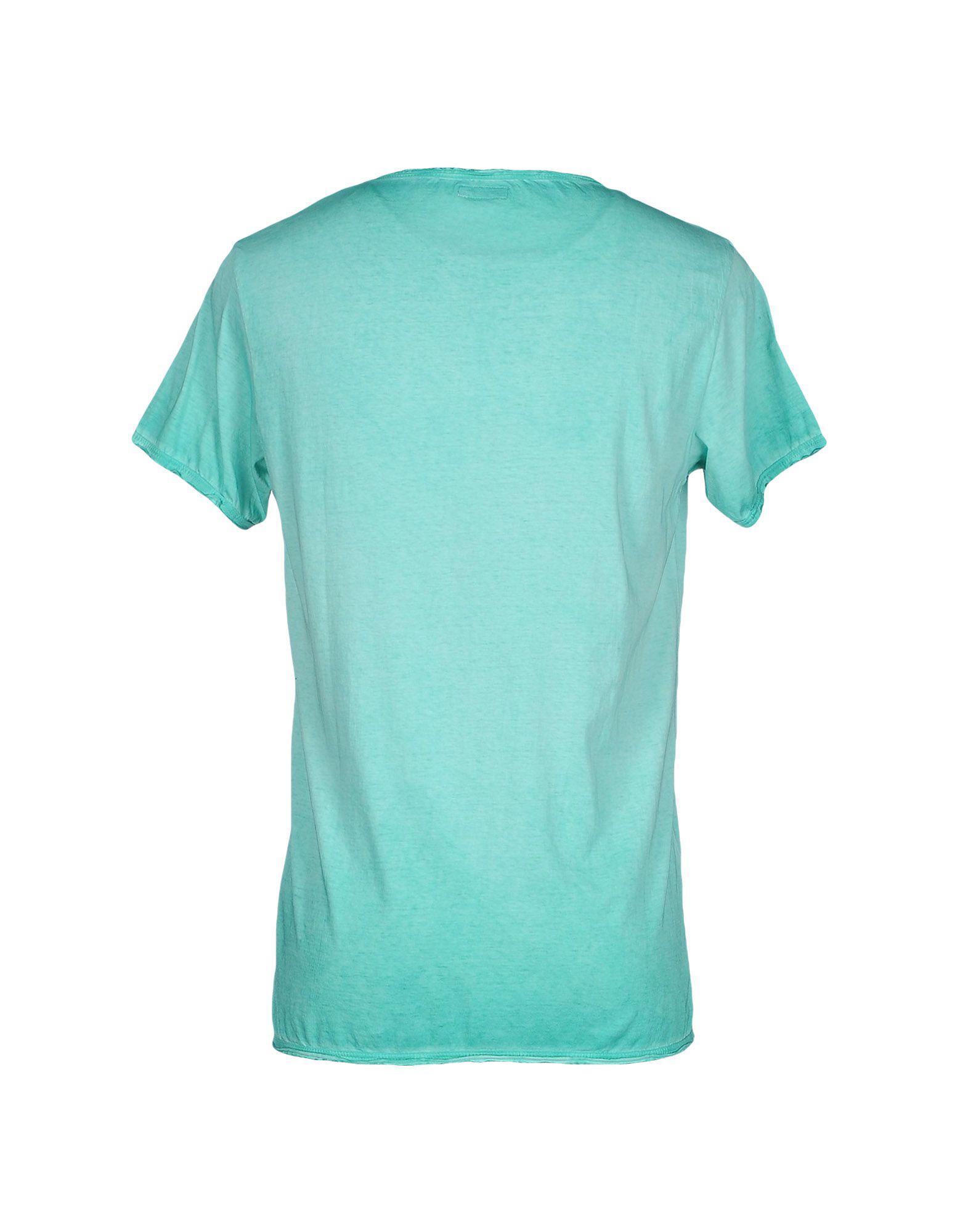  Bomboogie  Cotton T  shirt  in Light Green Green for Men Lyst