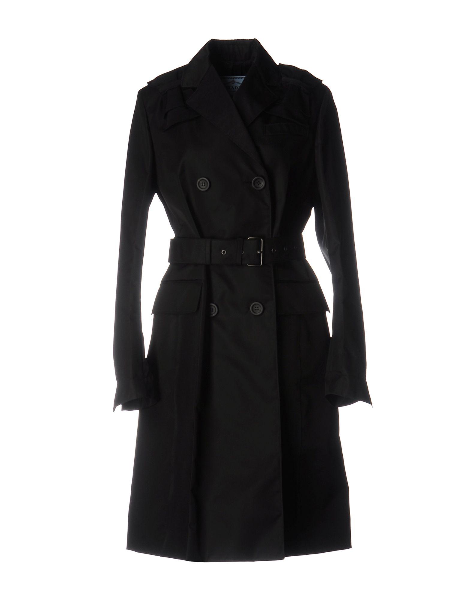 Lyst - Prada Coat in Black