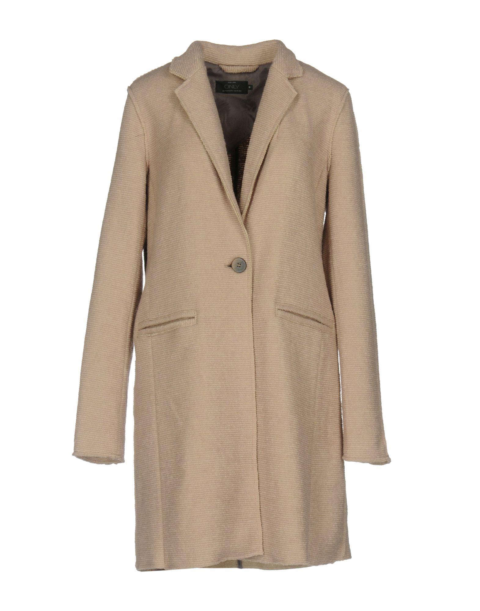 Only Overcoat in Natural | Lyst