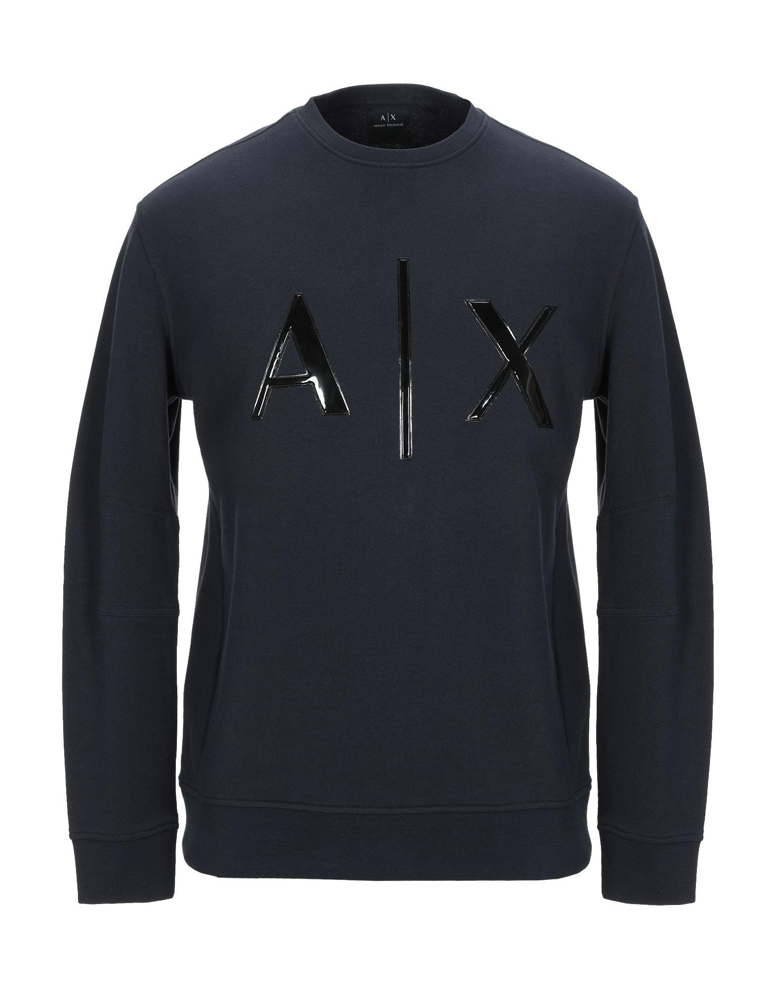 Armani Exchange Sweatshirt in Blue for Men - Lyst