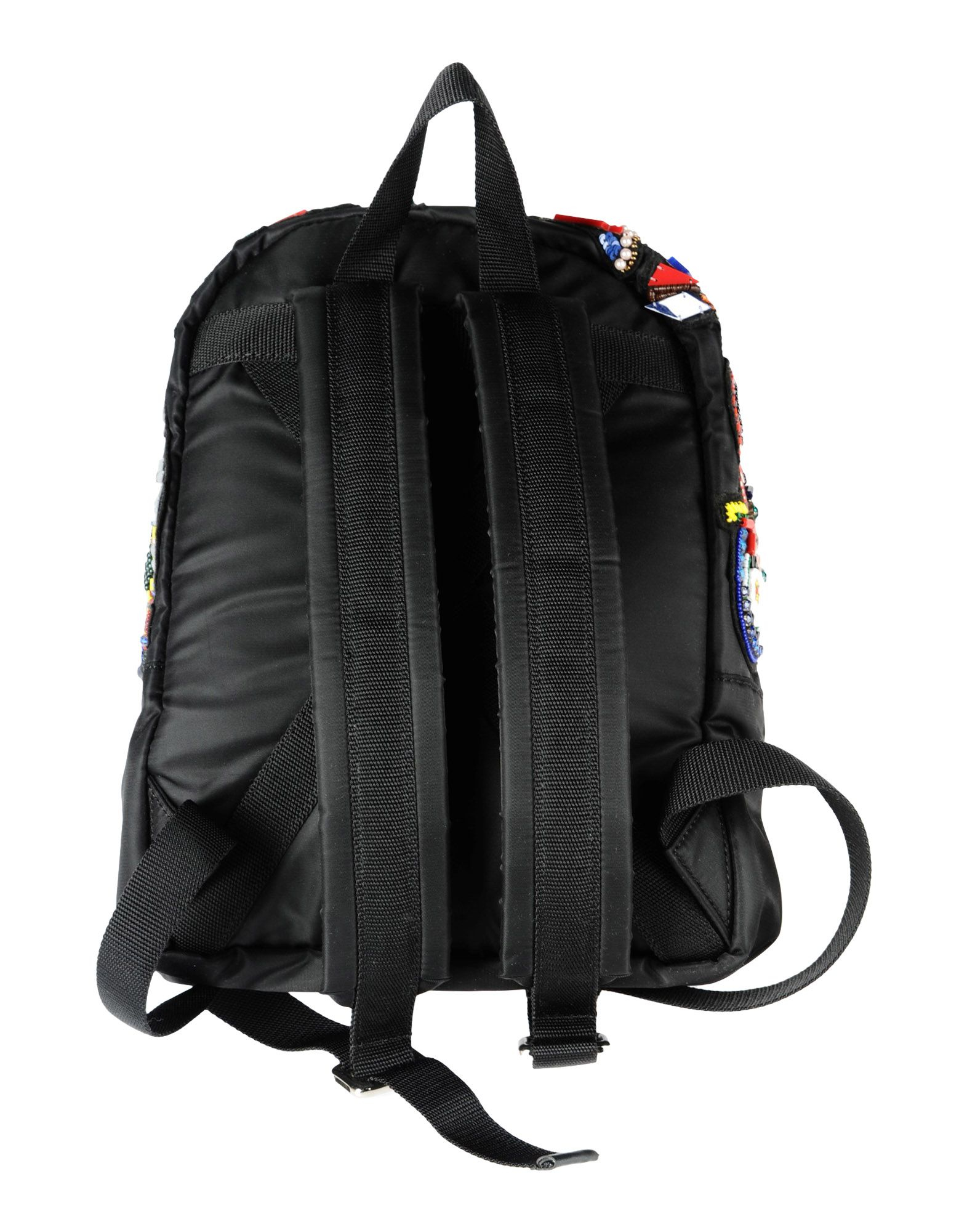 Lyst Msgm Embellished Patch Backpack in Black for Men
