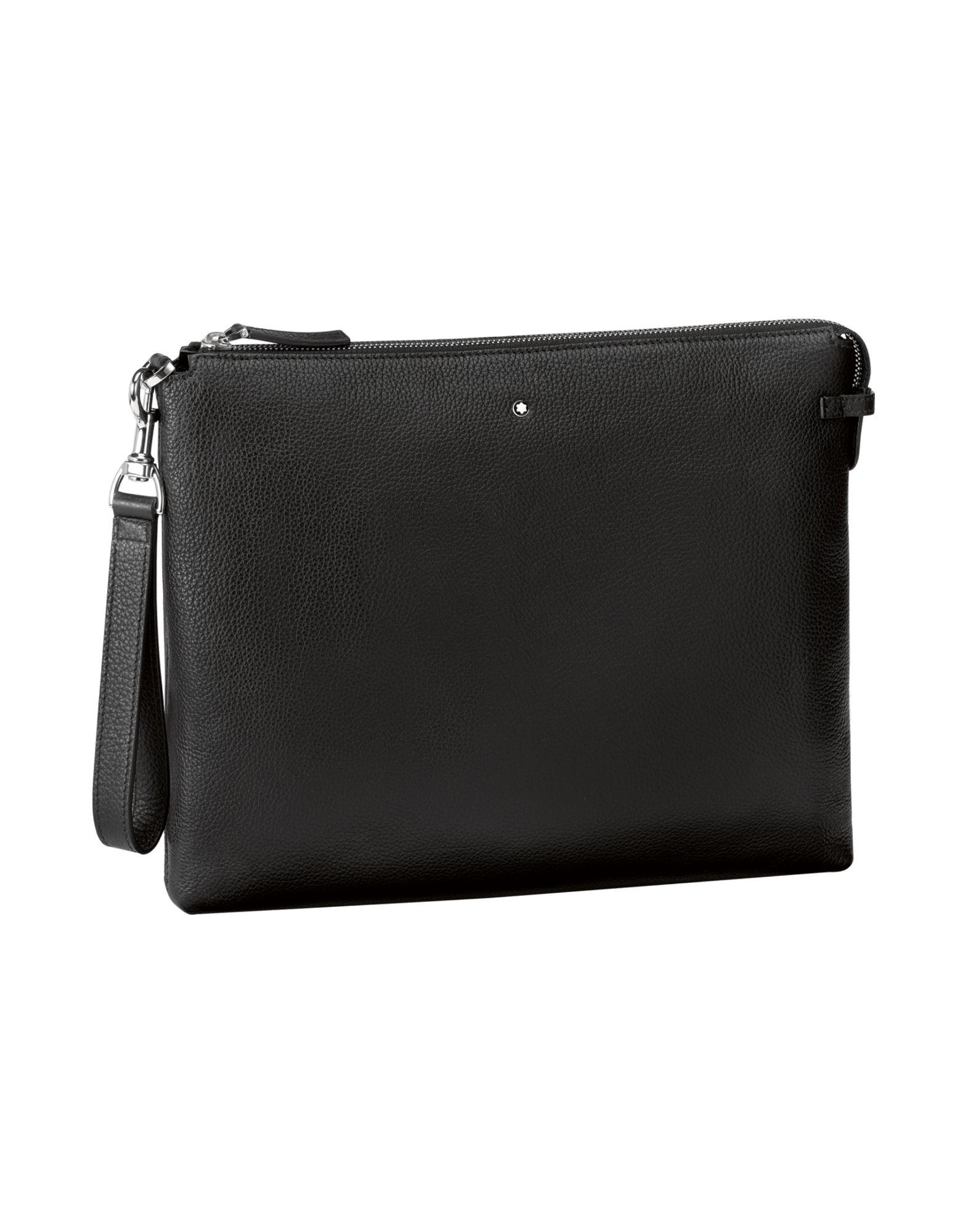 lyst montblanc handbag in black for lyst montblanc handbag in black for