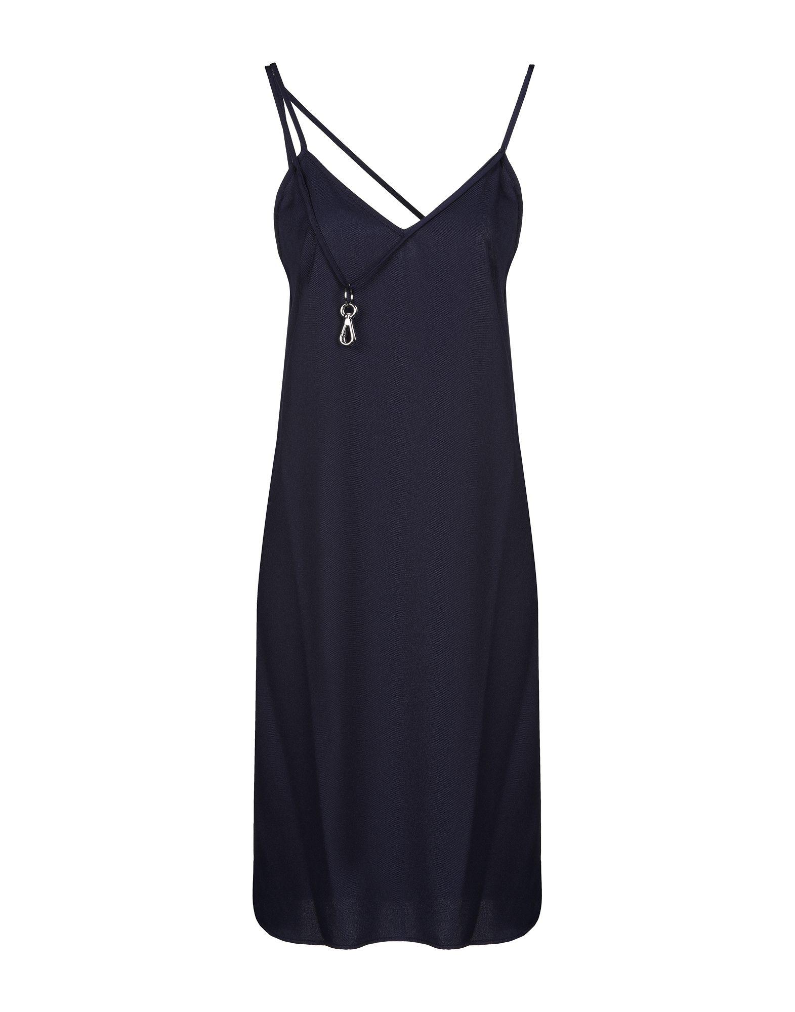 MM6 by Maison Martin Margiela Synthetic Knee-length Dress in Dark Blue ...