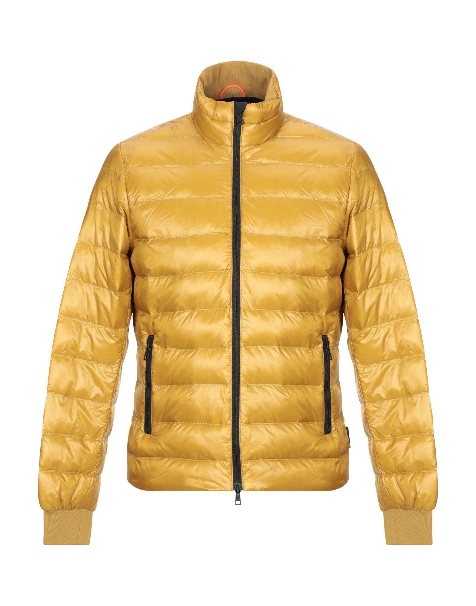 AT.P.CO Goose Down Jacket in Yellow for Men - Lyst