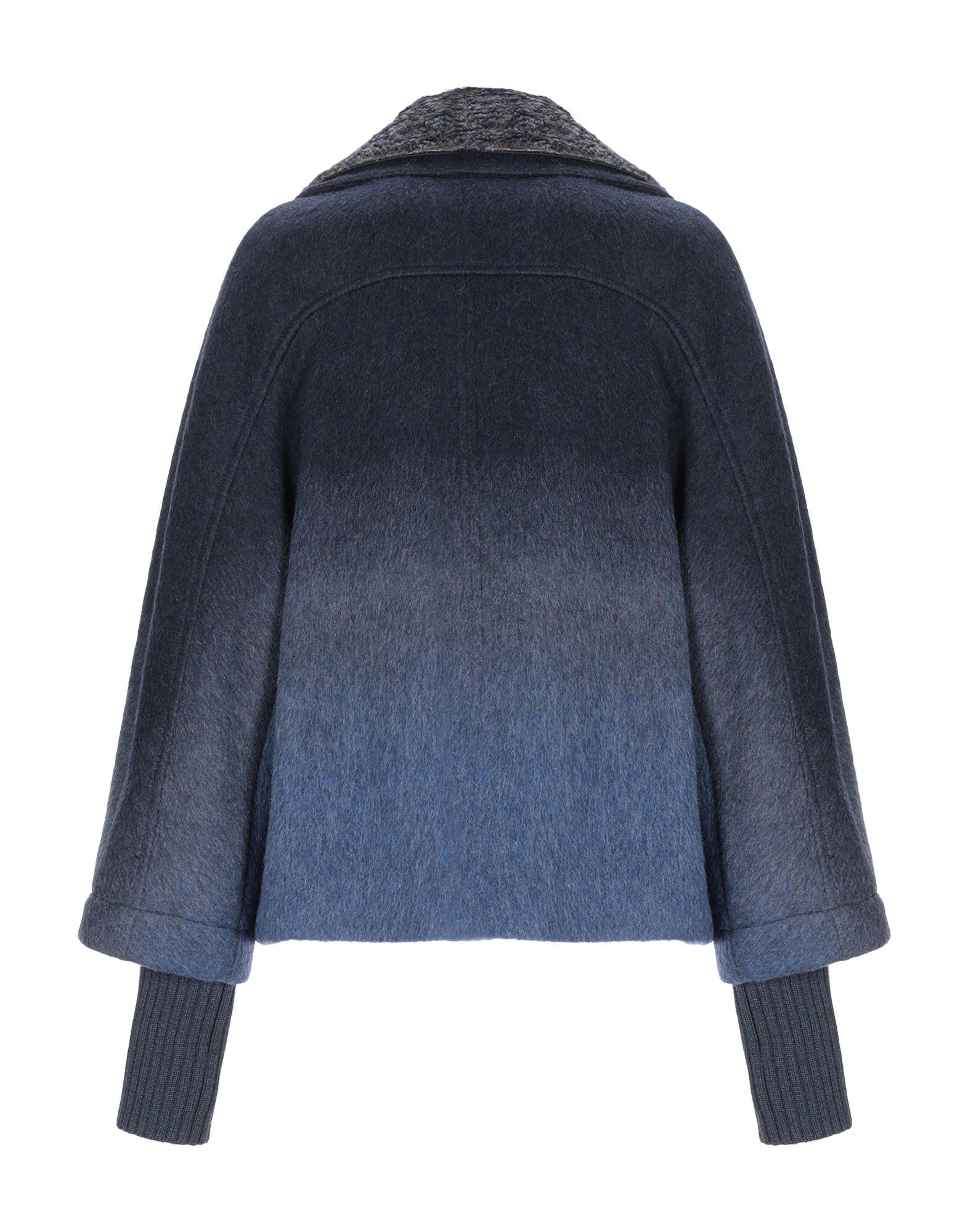 versace coat blue