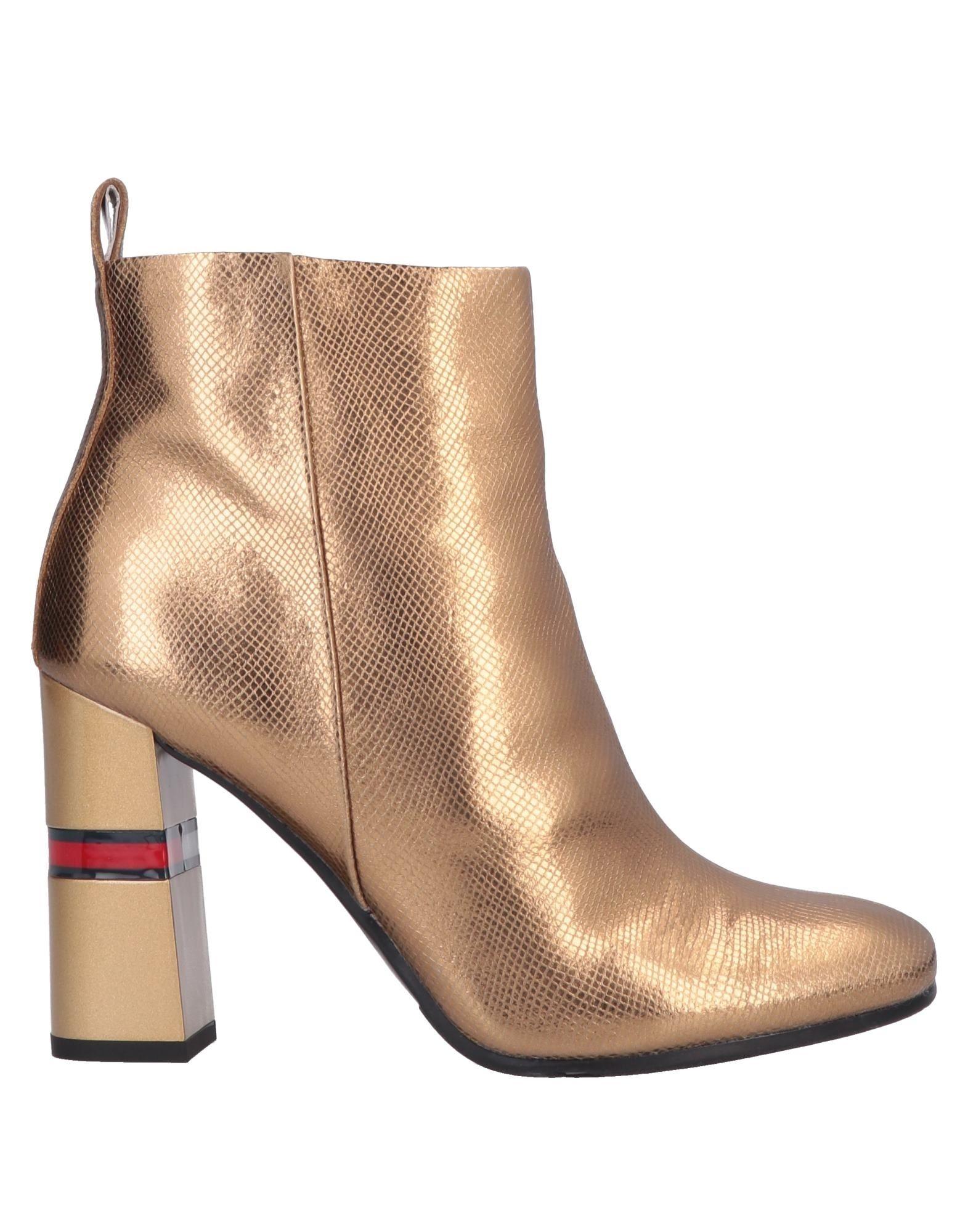 Tommy Hilfiger Ankle Boots in Metallic - Lyst