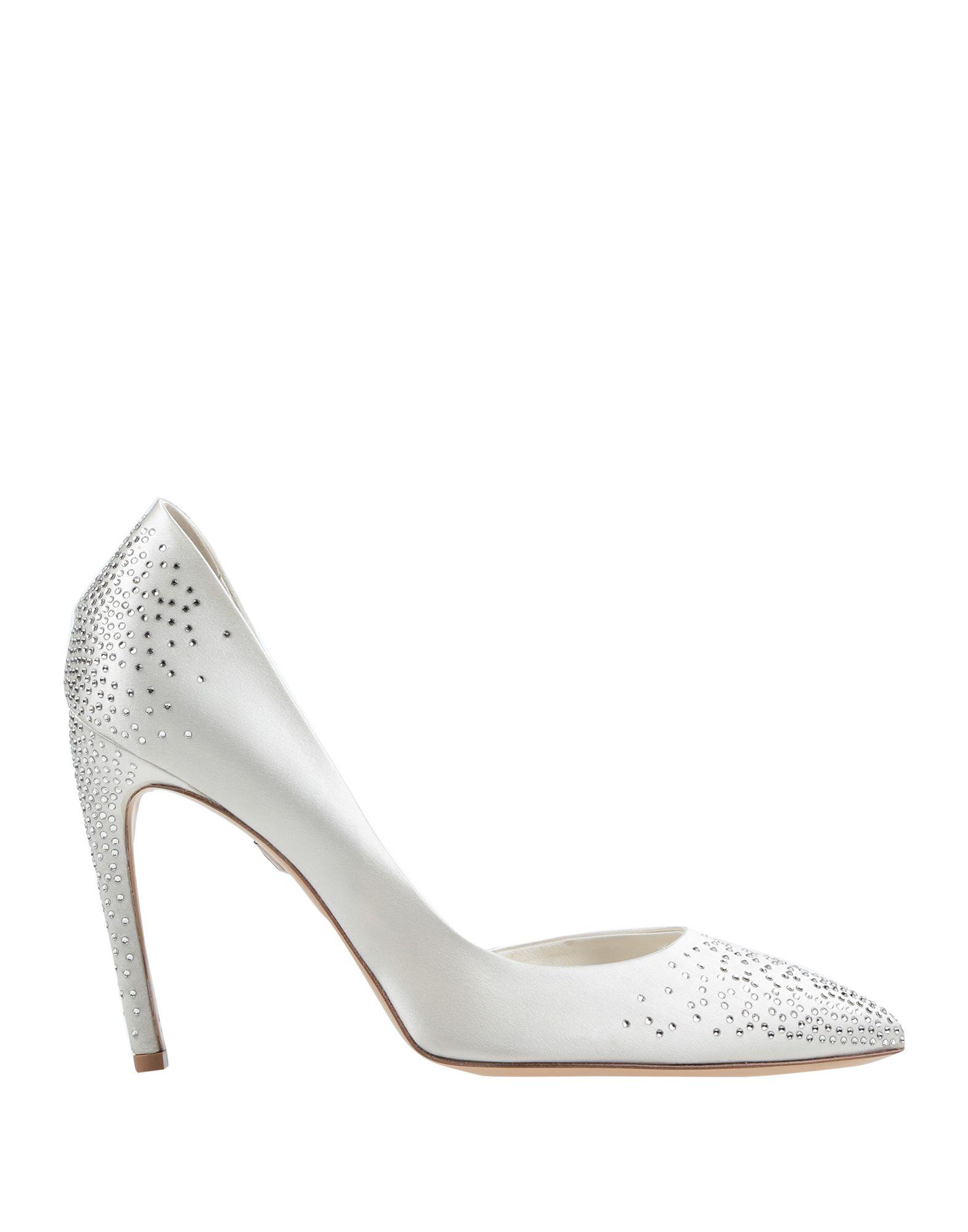 Roger Vivier Satin Pump in Ivory (White) - Lyst