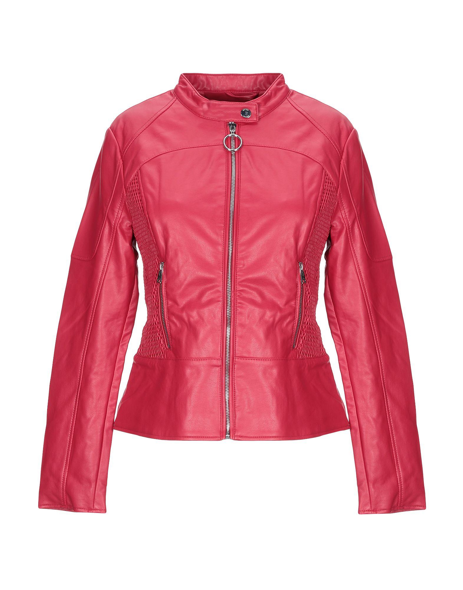 Guess Jacket in Red - Lyst
