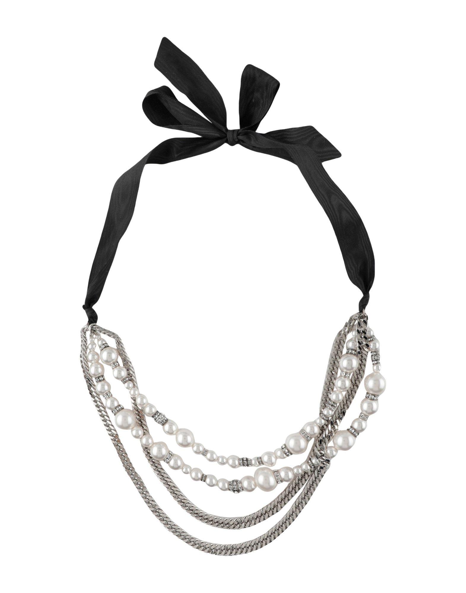 Lanvin Necklace in Ivory (White) - Lyst