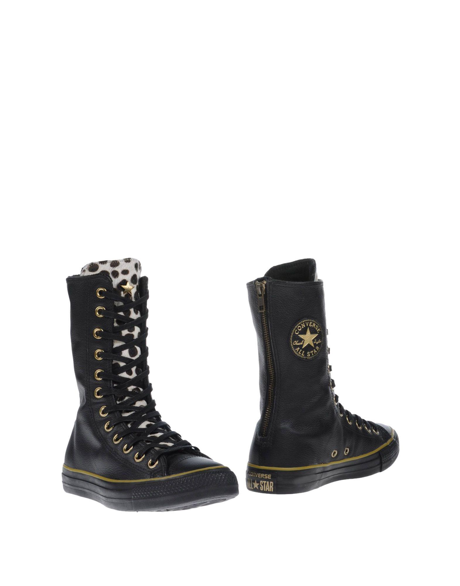 ankle black converse