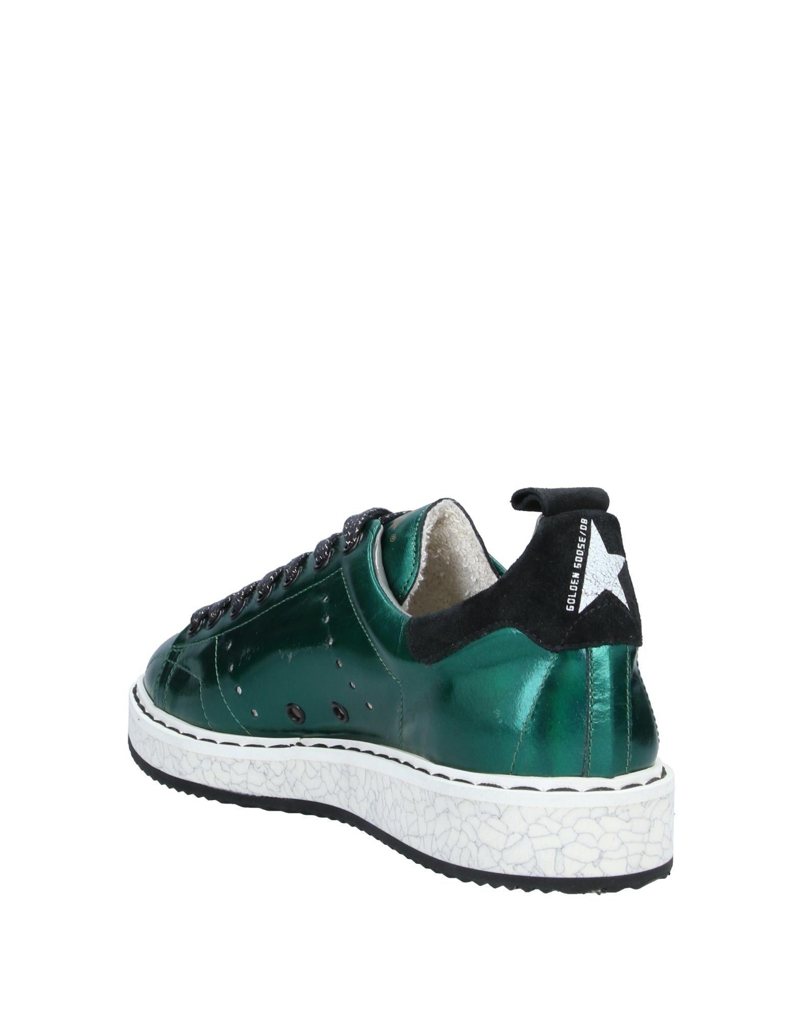 Golden Goose Deluxe Brand Leather Low-tops & Sneakers in Green - Lyst