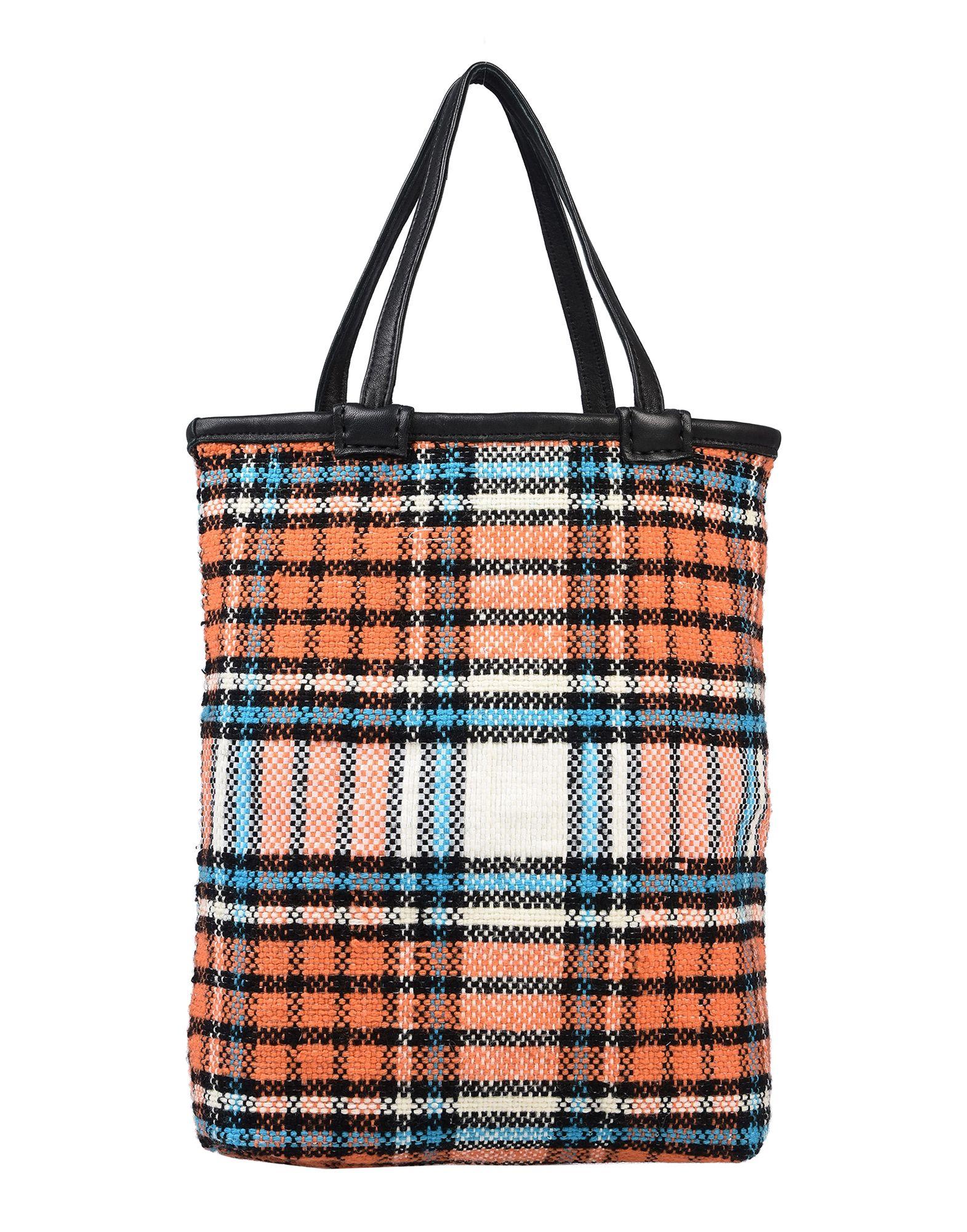 En Shalla Tweed Handbag in Orange Lyst