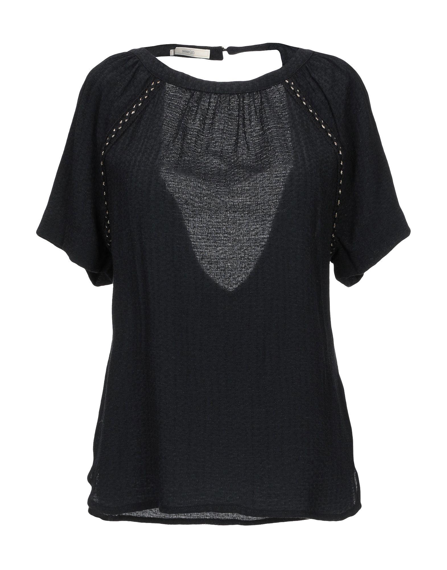 Lyst - Sessun Blouse in Black