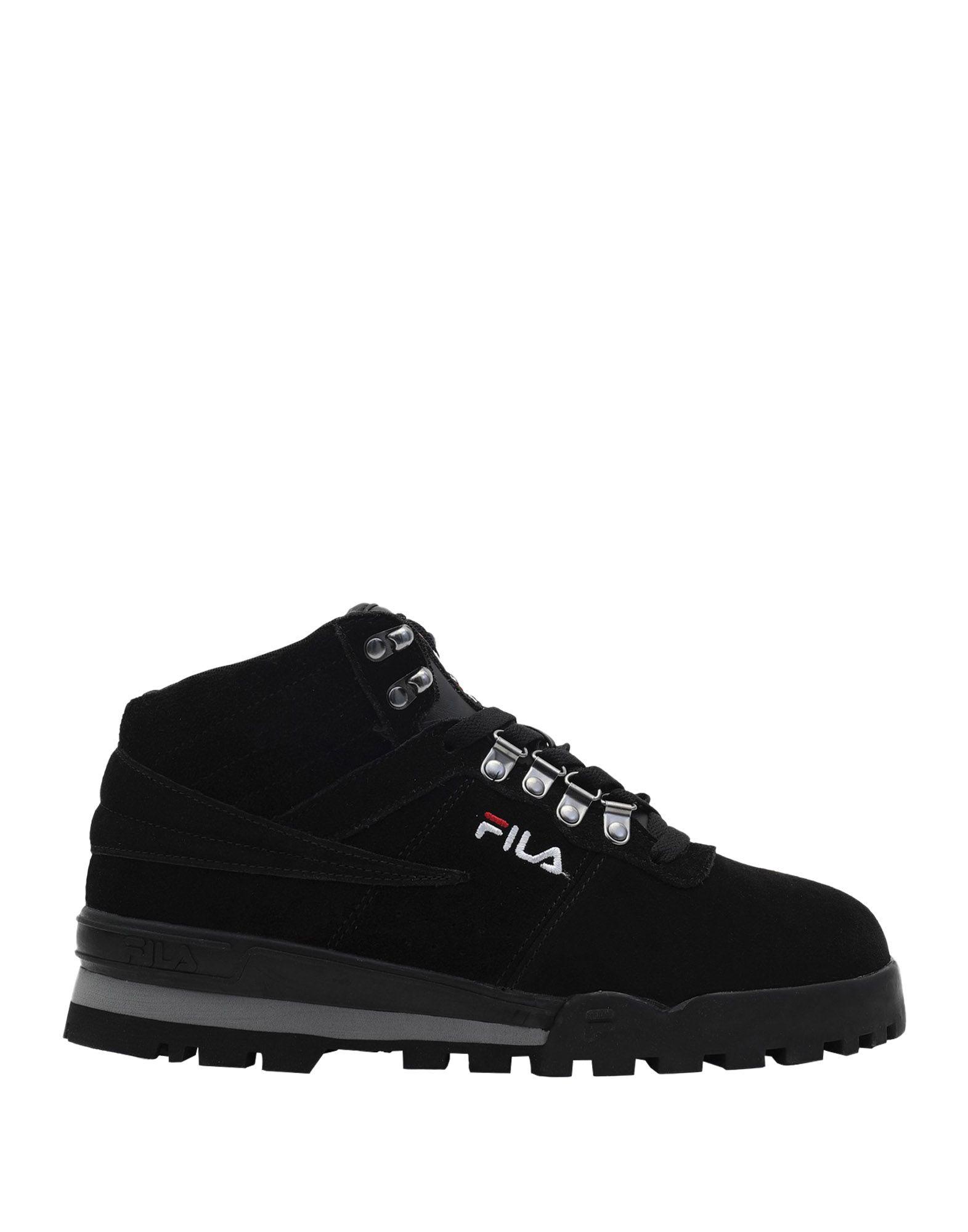 fila black suede