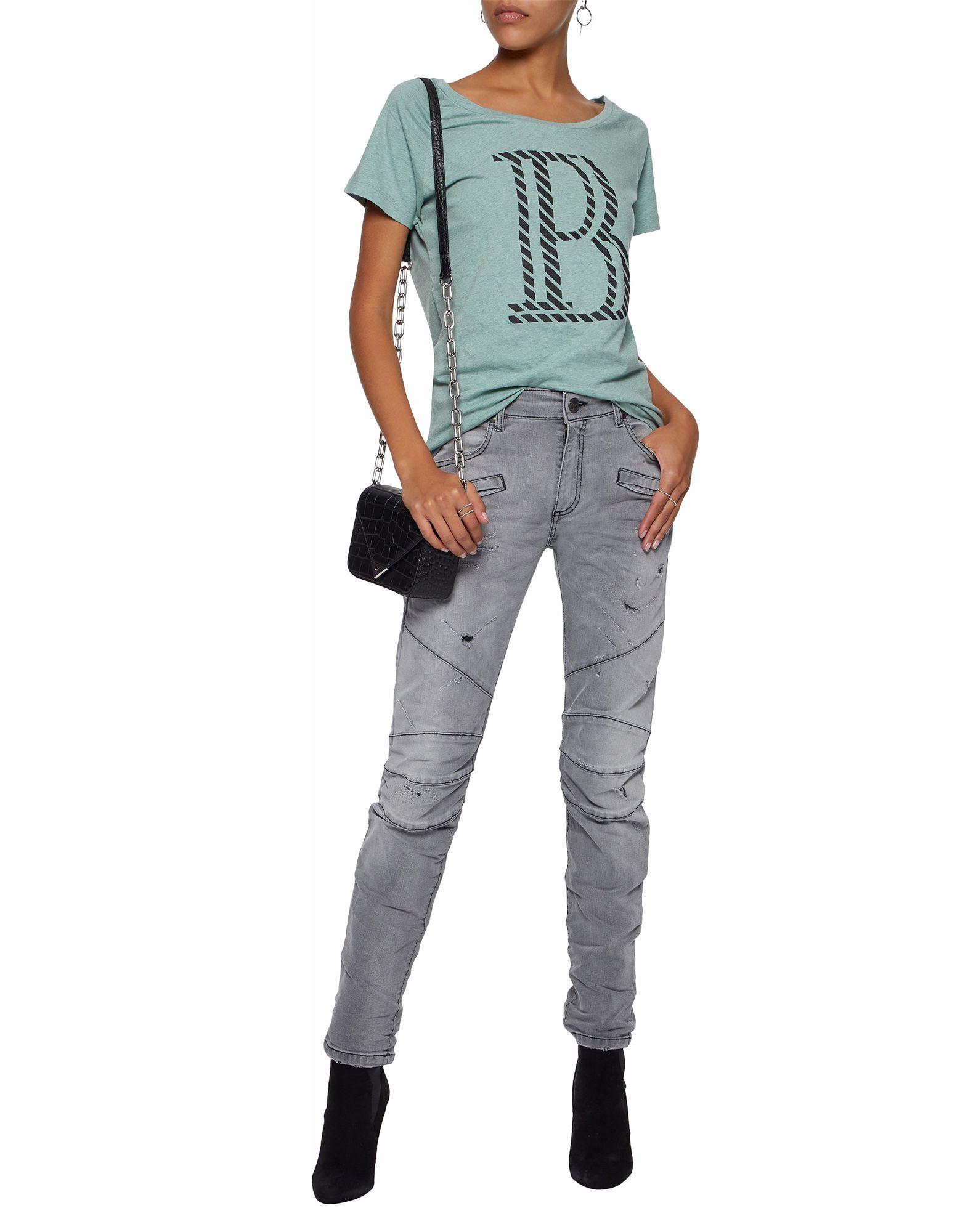 balmain green t shirt