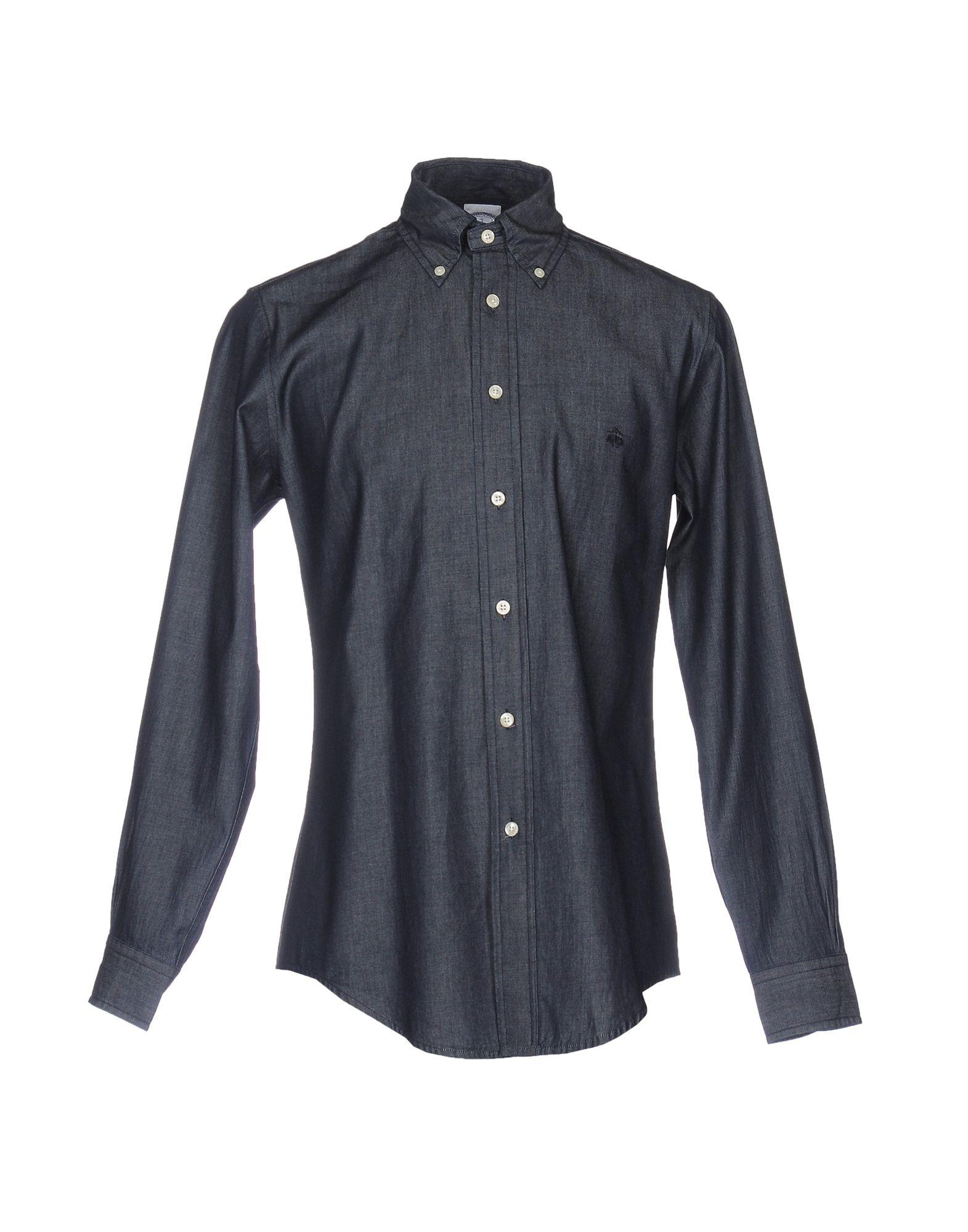 Lyst - Brooks Brothers Denim Shirt in Blue for Men