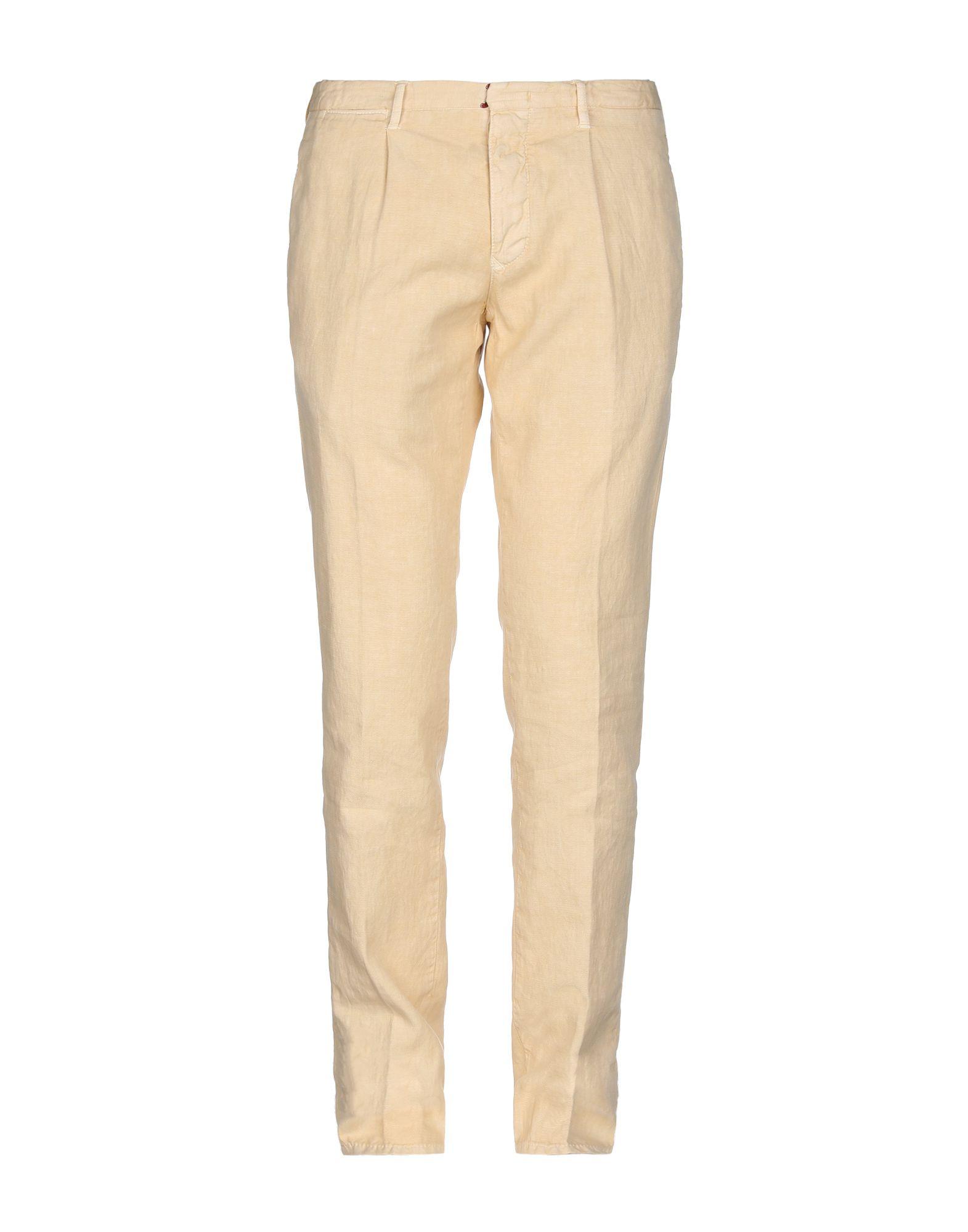 Incotex Linen Casual Pants in Light Yellow (Yellow) for Men Lyst