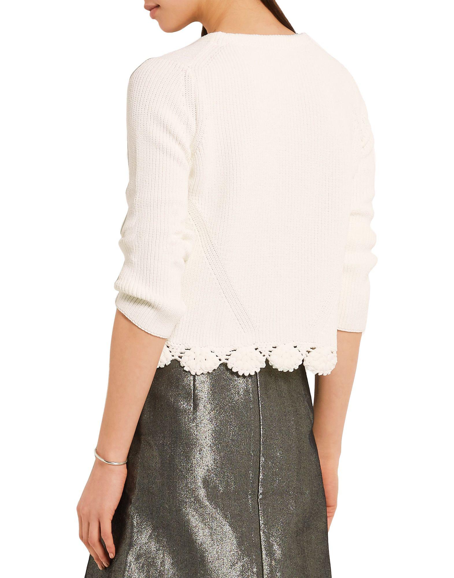  Maje Sweater  in Ivory White Lyst