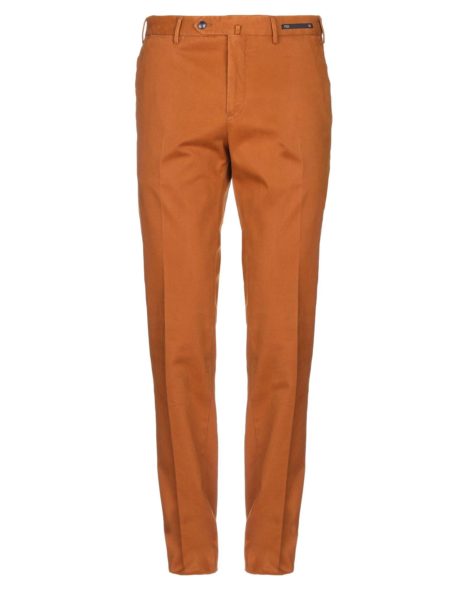 PT01 Casual Pants in Brown for Men - Lyst
