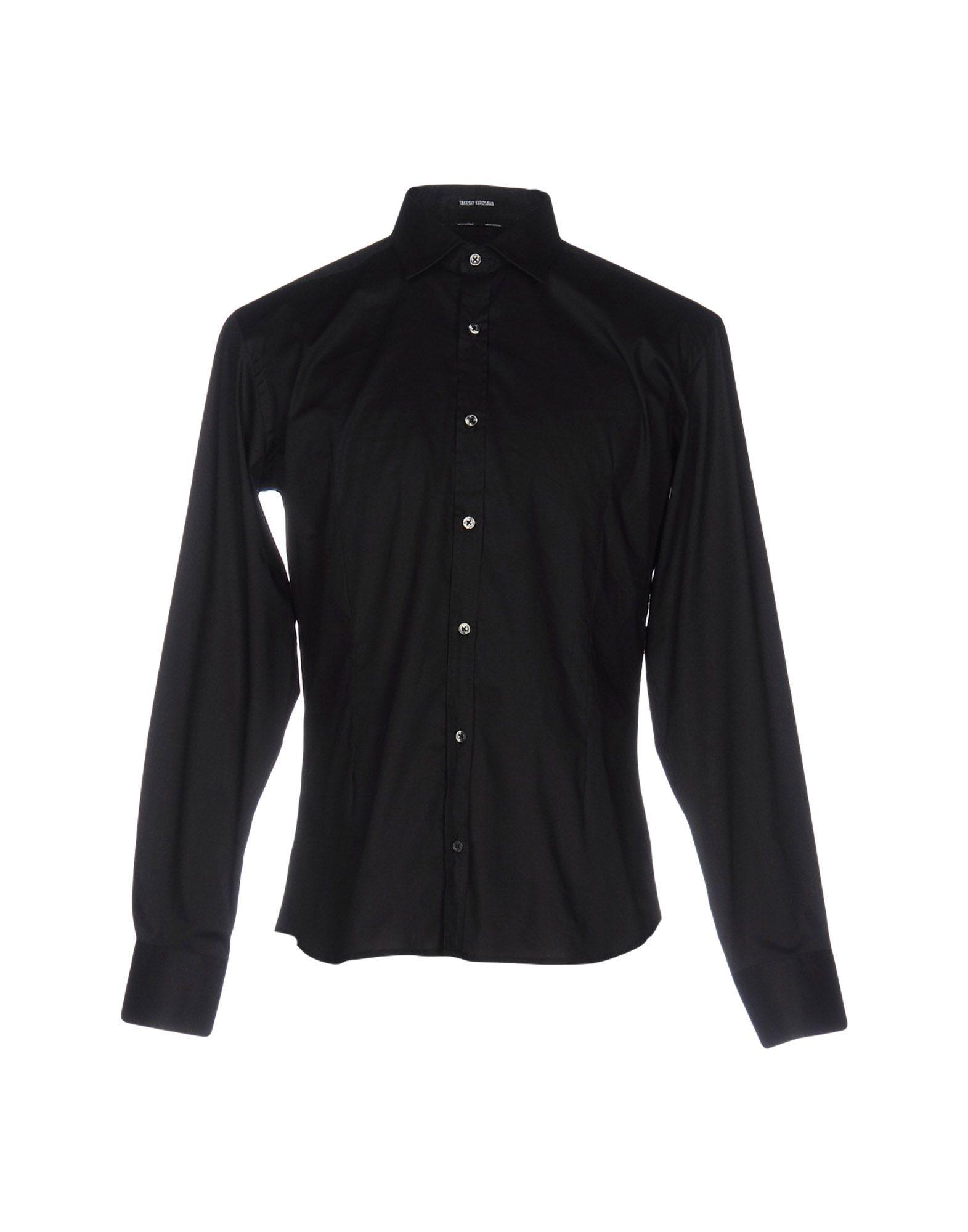 Takeshy Kurosawa Cotton Shirt in Black for Men - Lyst