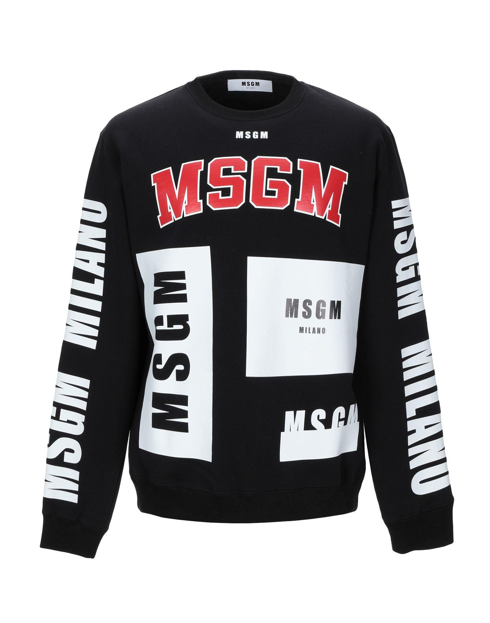 msgm black sweatshirt