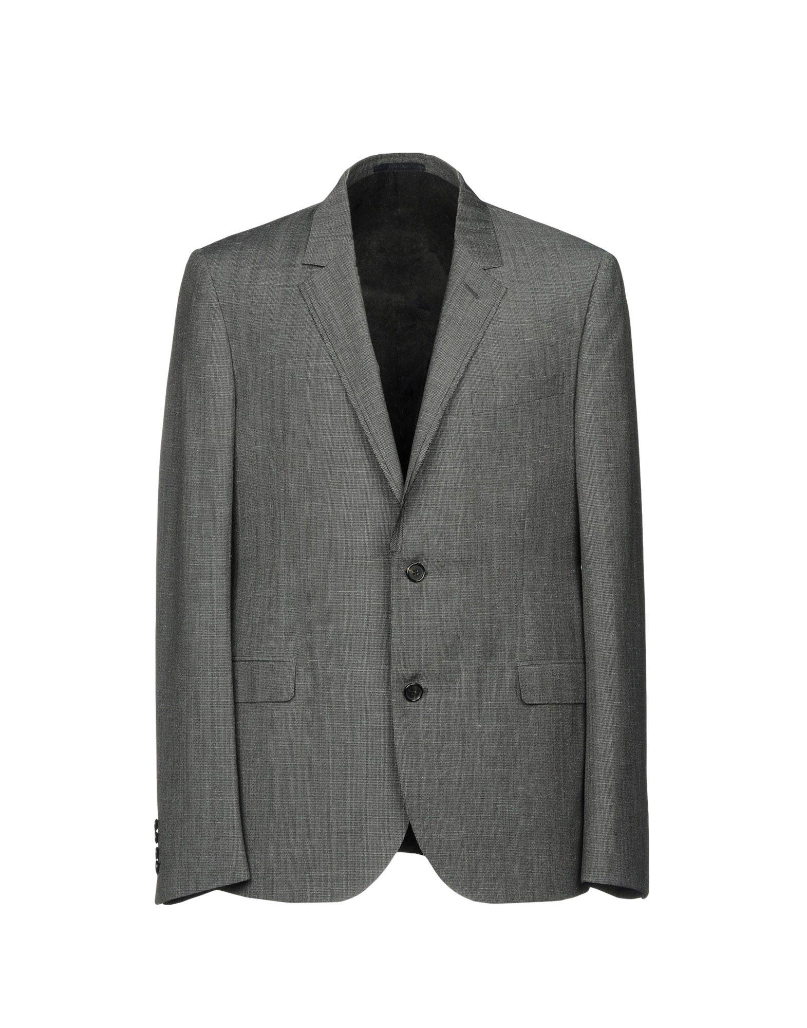 Lanvin Wool Blazer in Steel Grey (Gray) for Men - Lyst