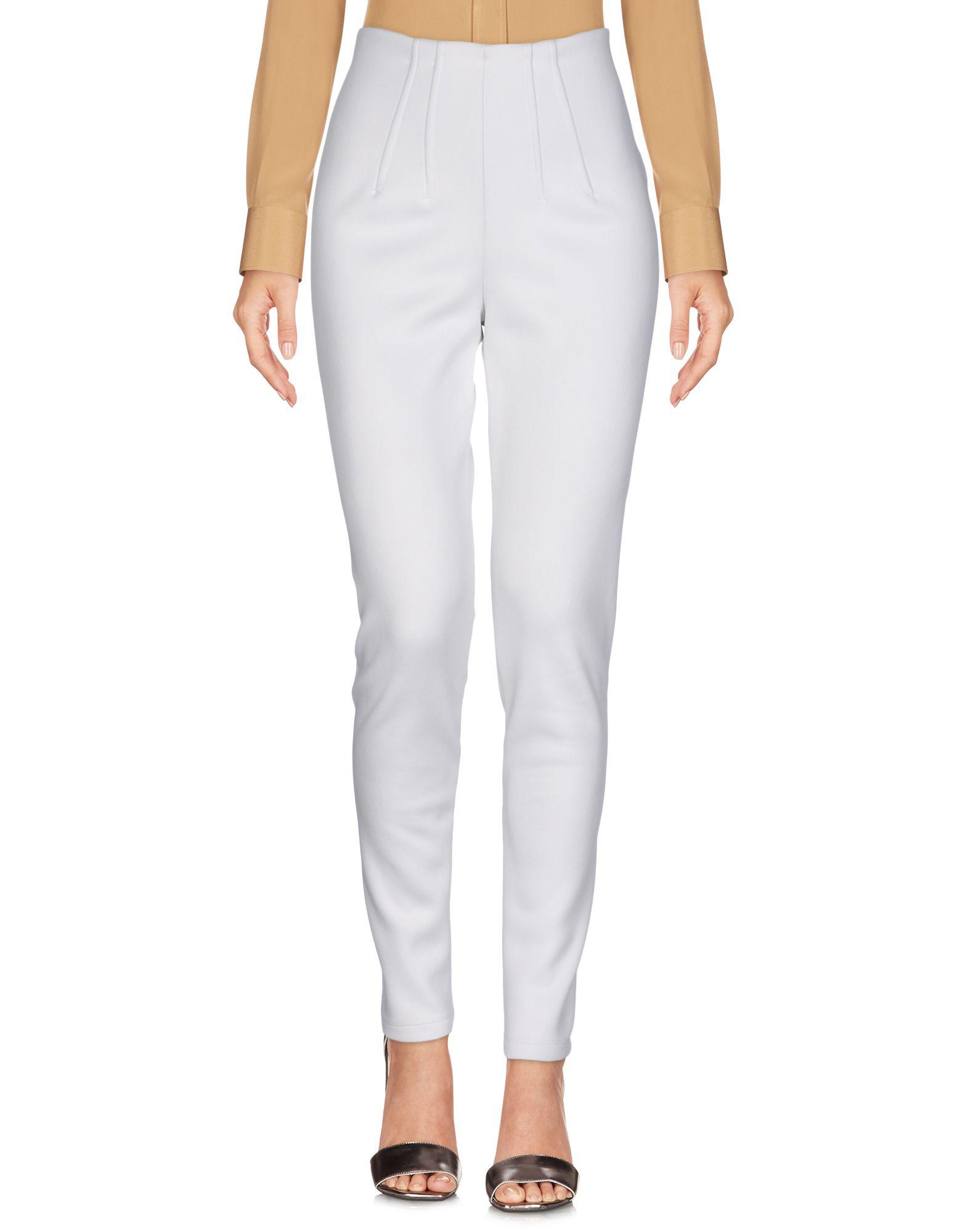 white casual pants