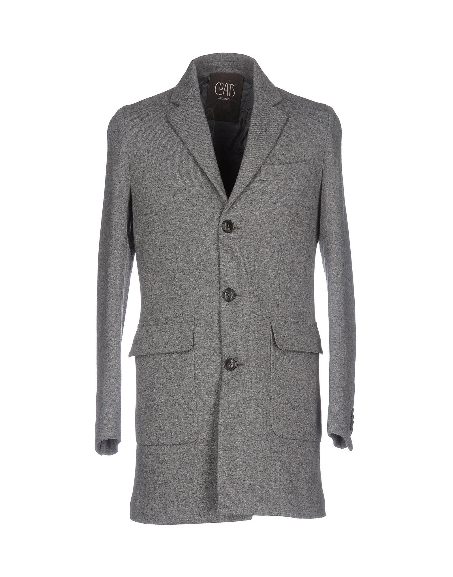 Coats Flannel Coat in Grey (Gray) for Men - Lyst